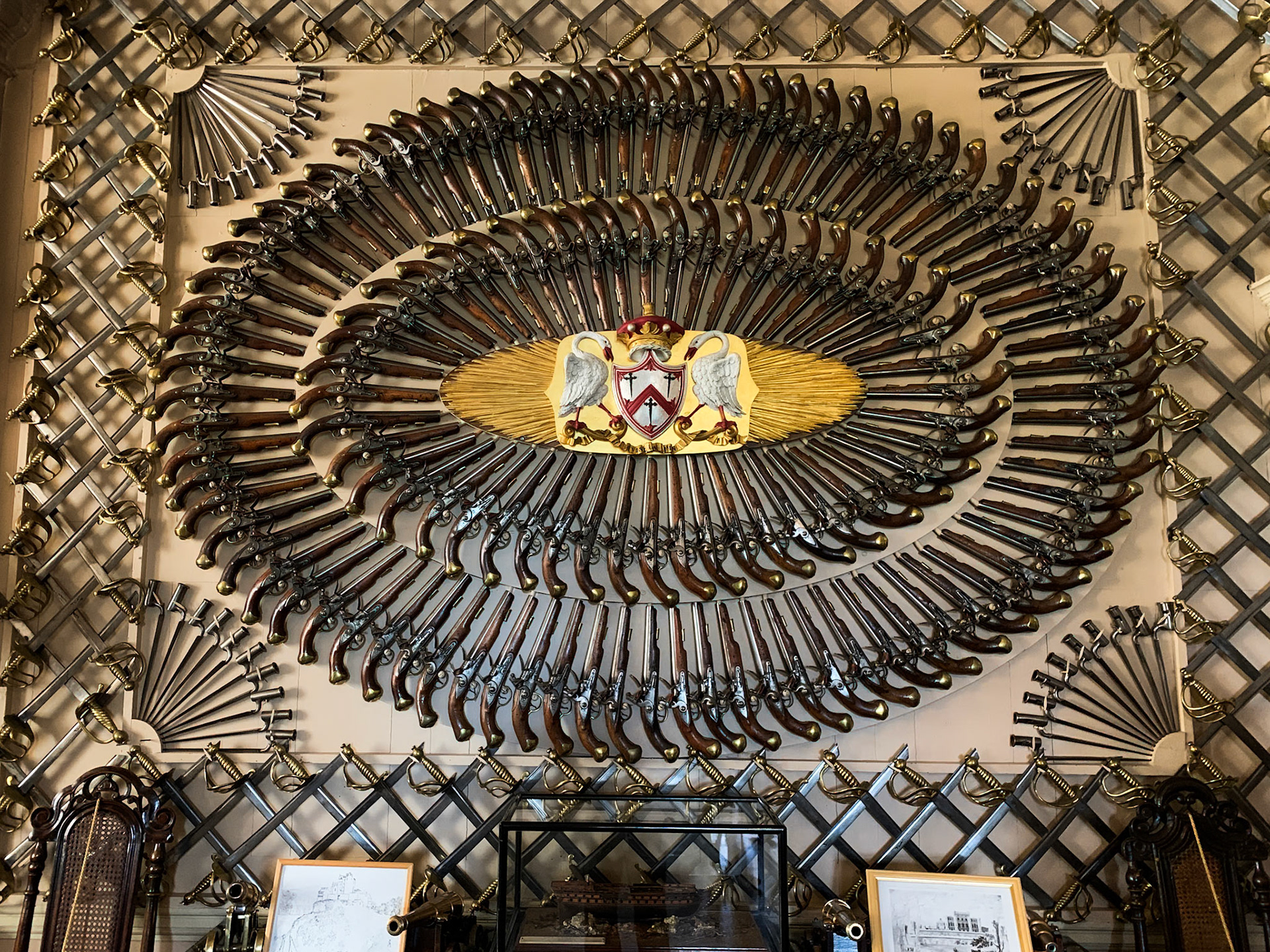 Armory at Culzean Castle, Scotland