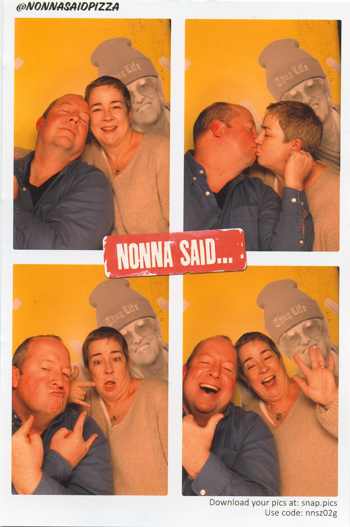 Photobooth at the Pizza Parlor