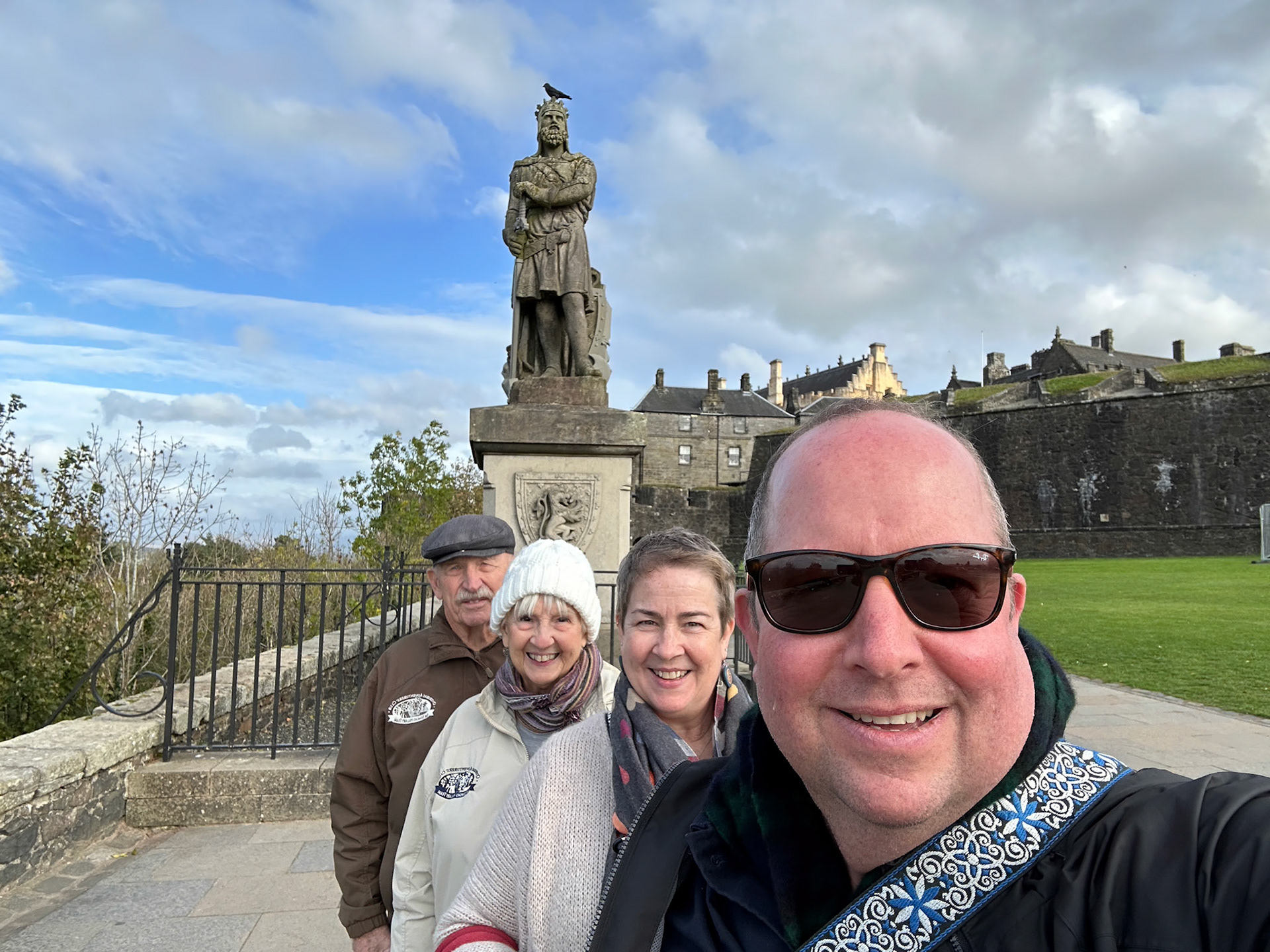 Ussie at Stirling Castle