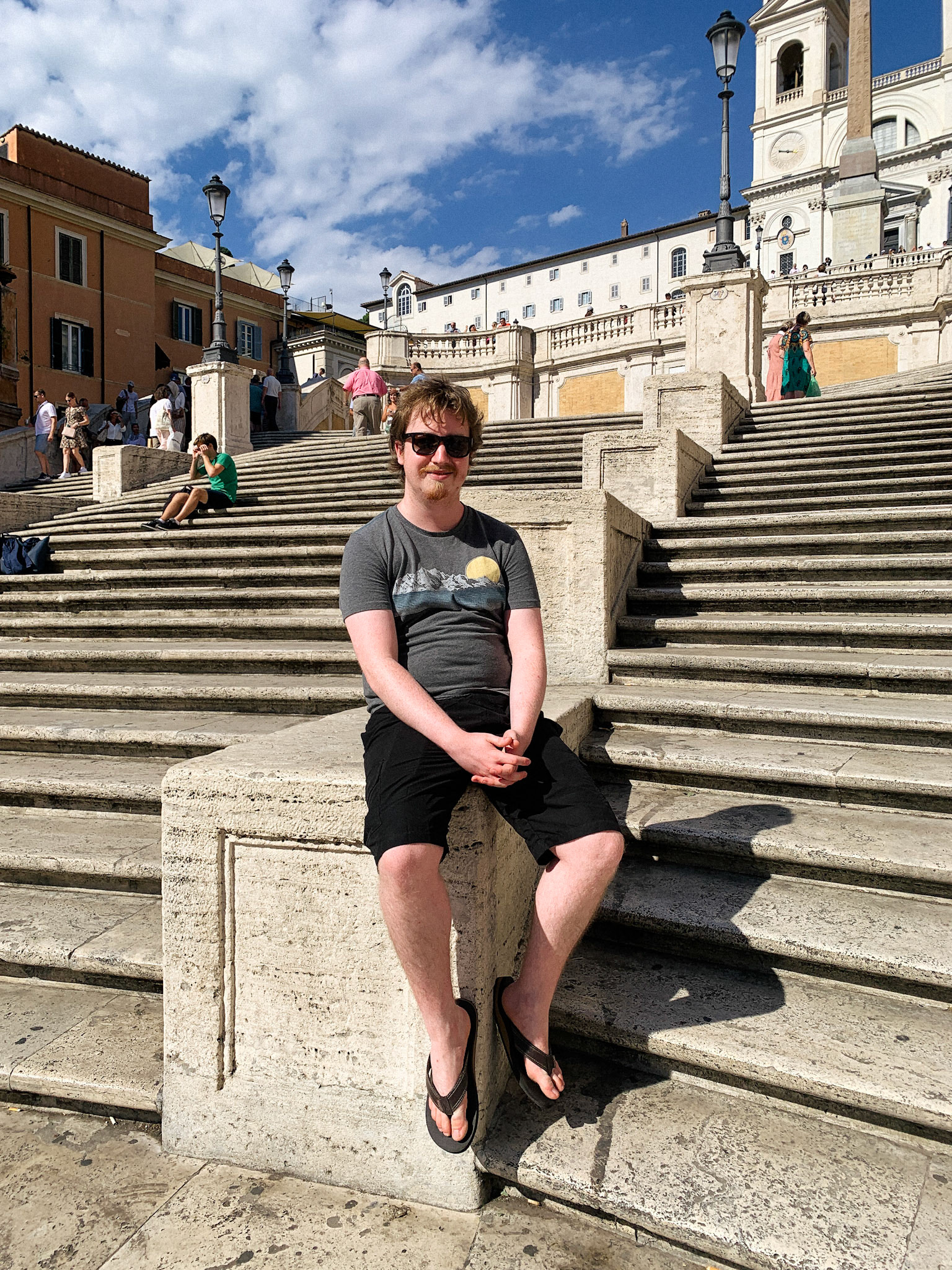 Gavin on the Spanish Steps