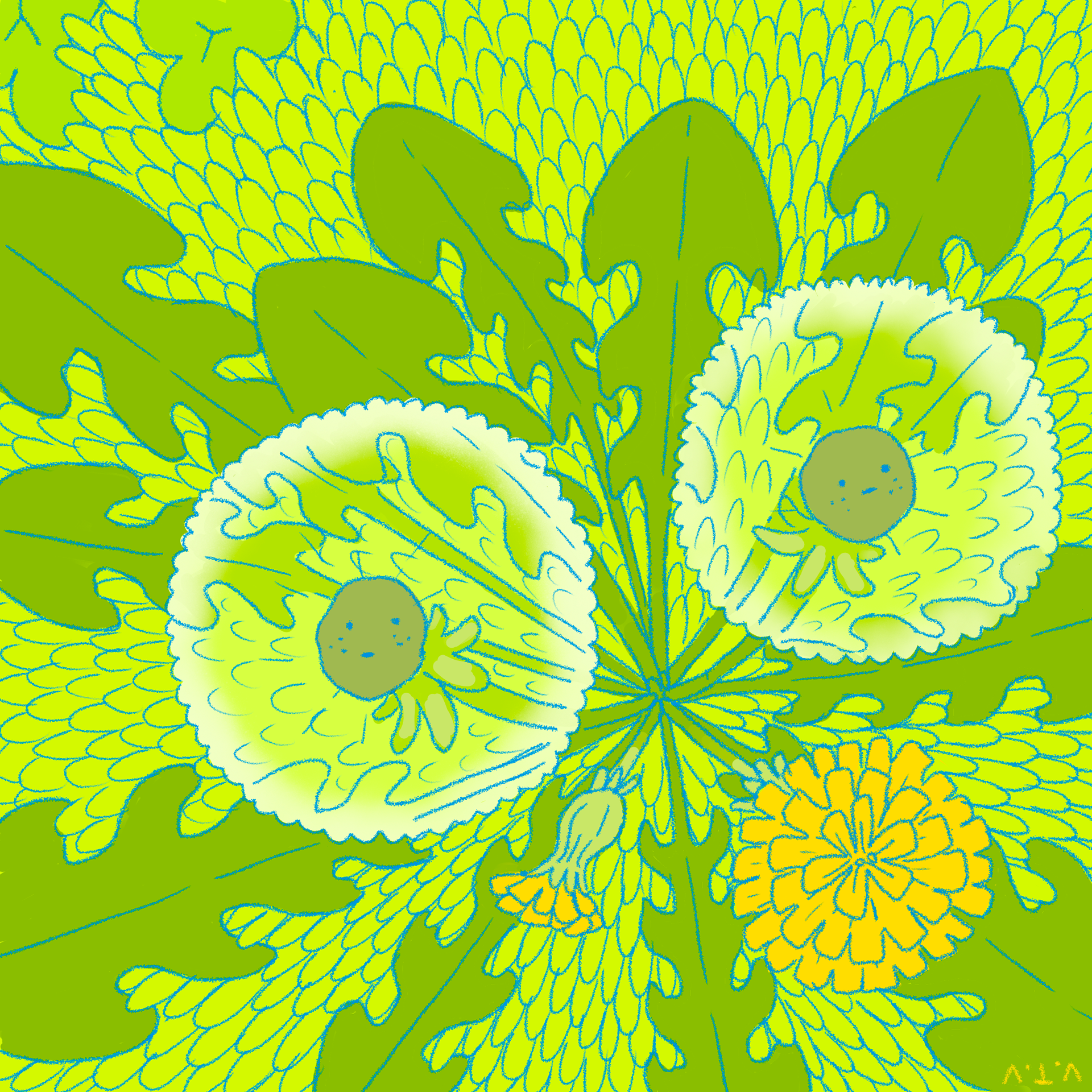 Peachtober Day 2: Dandelion
