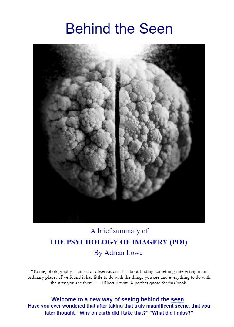 20/05/2024 Several of my images appear in Adrian Lowe's e-book "Behind the Seen".  It's free and can be downloaded at https://drive.google.com/file/d/1G7stBm9o67dGgDrF7fOuDS54eAr0pVT7/view.