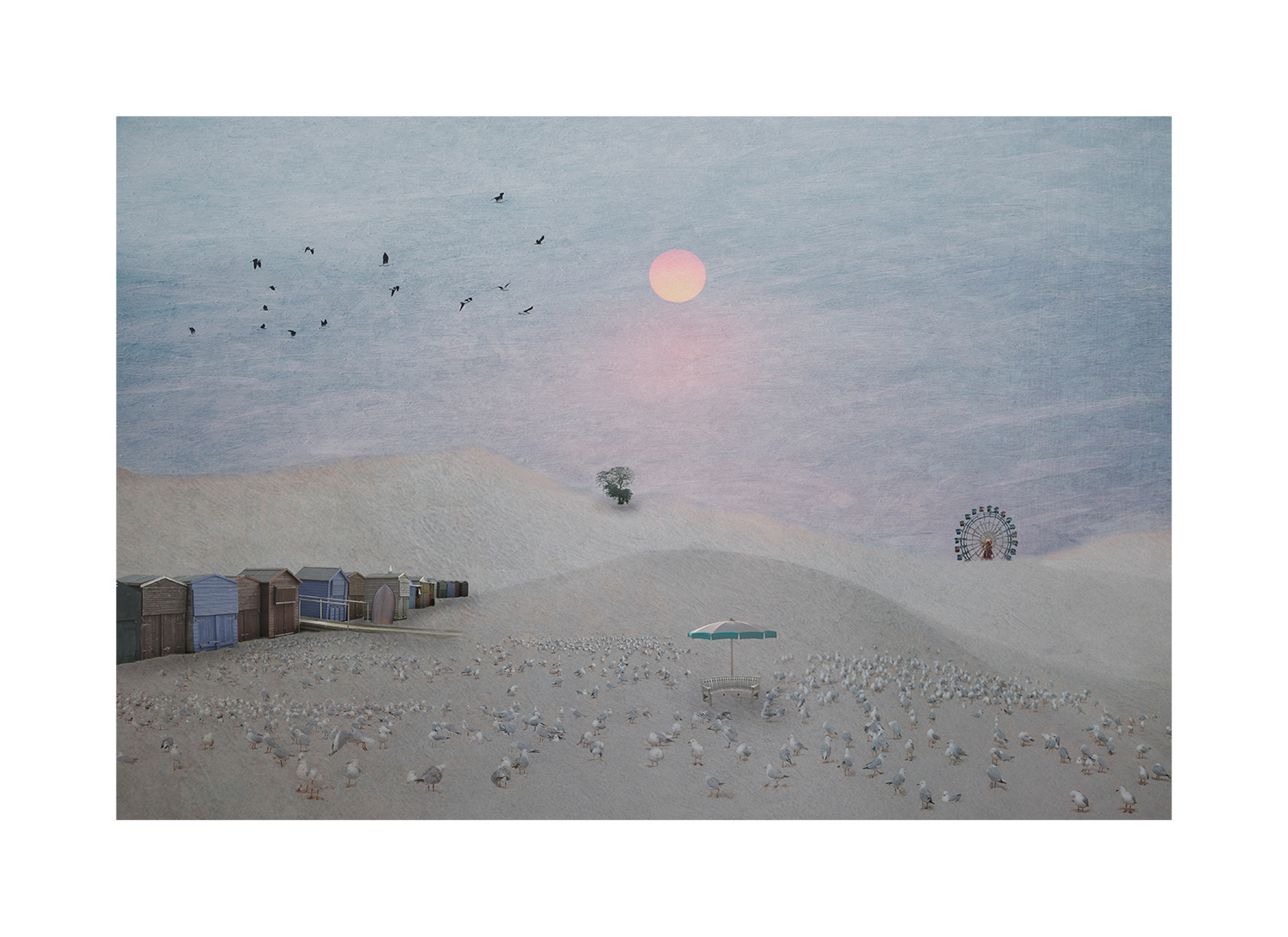 The First Fleet (Approximate size 60cm x 40 cm - $AU400)