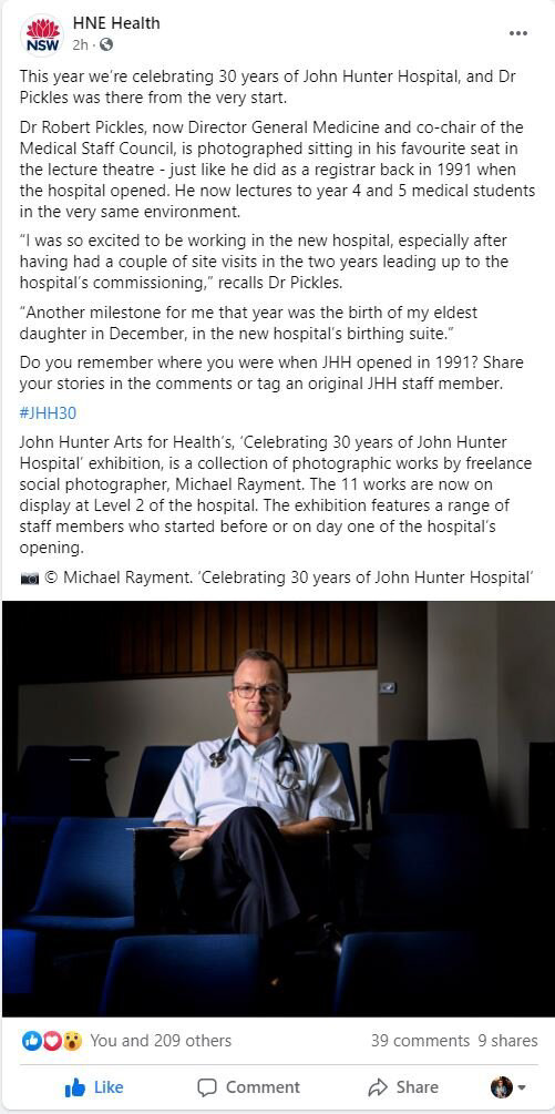 7 April 2021 - 30 Years of John Hunter Hospital