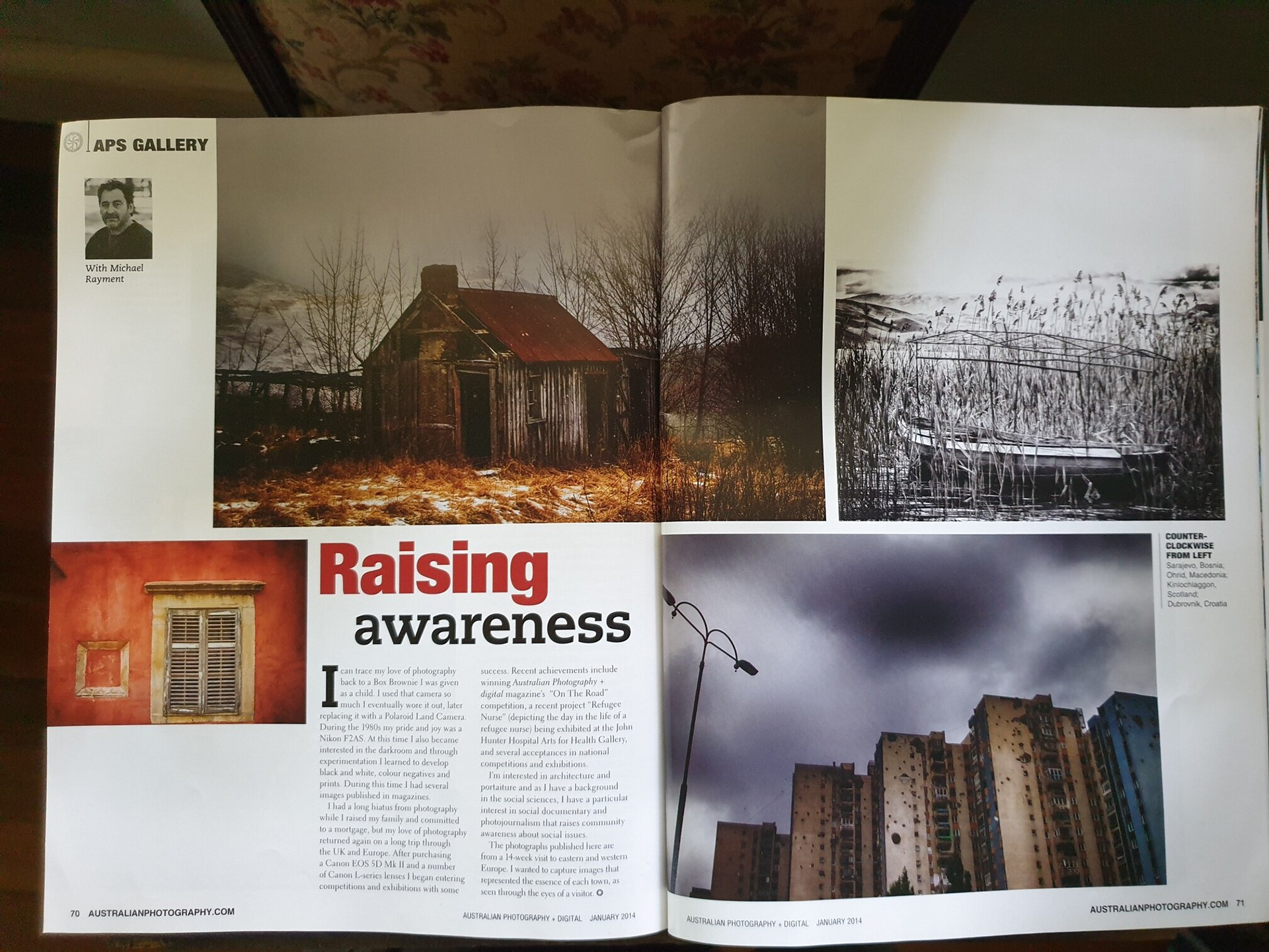 18 February 2021 - A four page spread published in Australian Photography