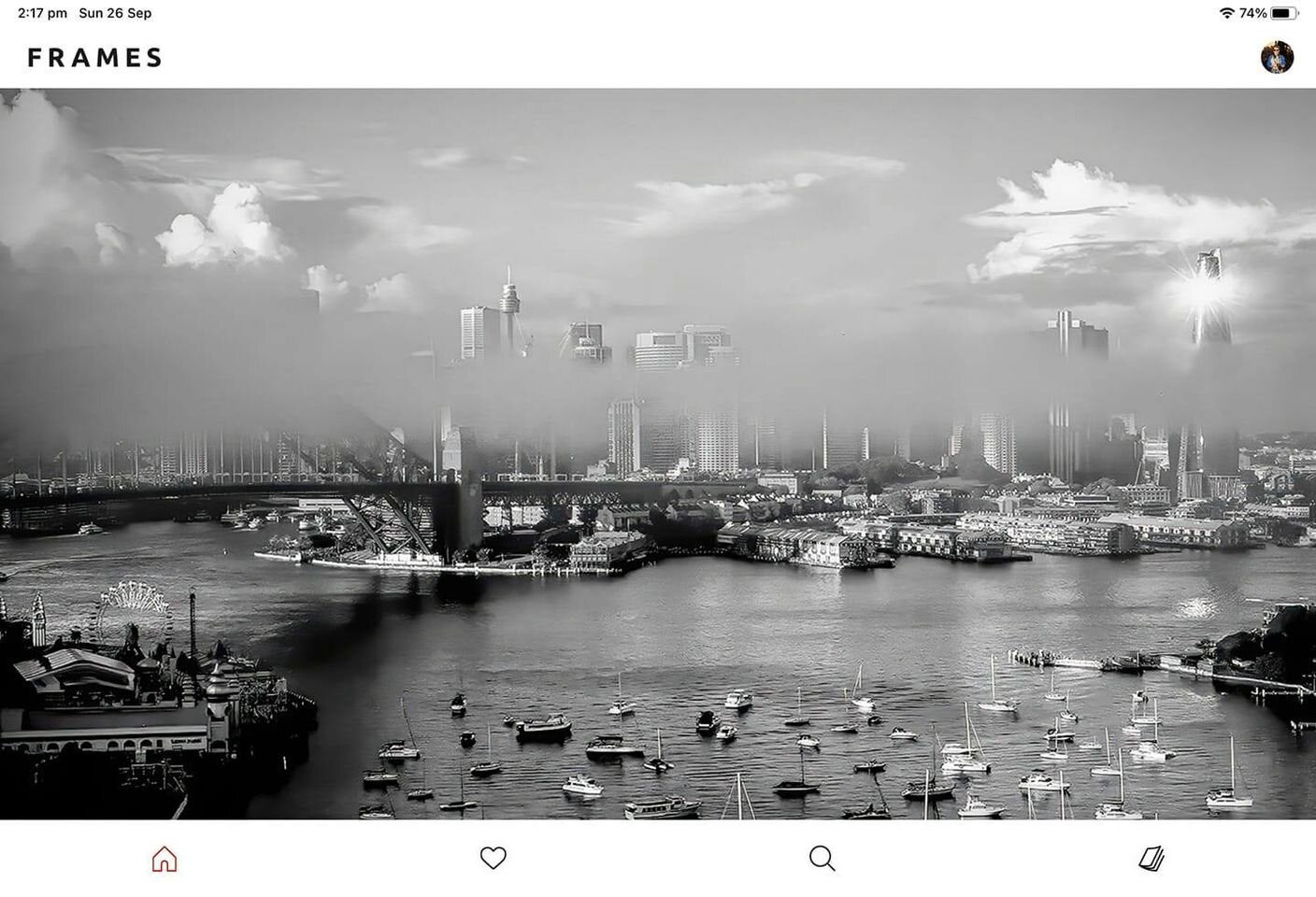 26 September 2021 - Another one of my images on the Frames Magazine mobile app.