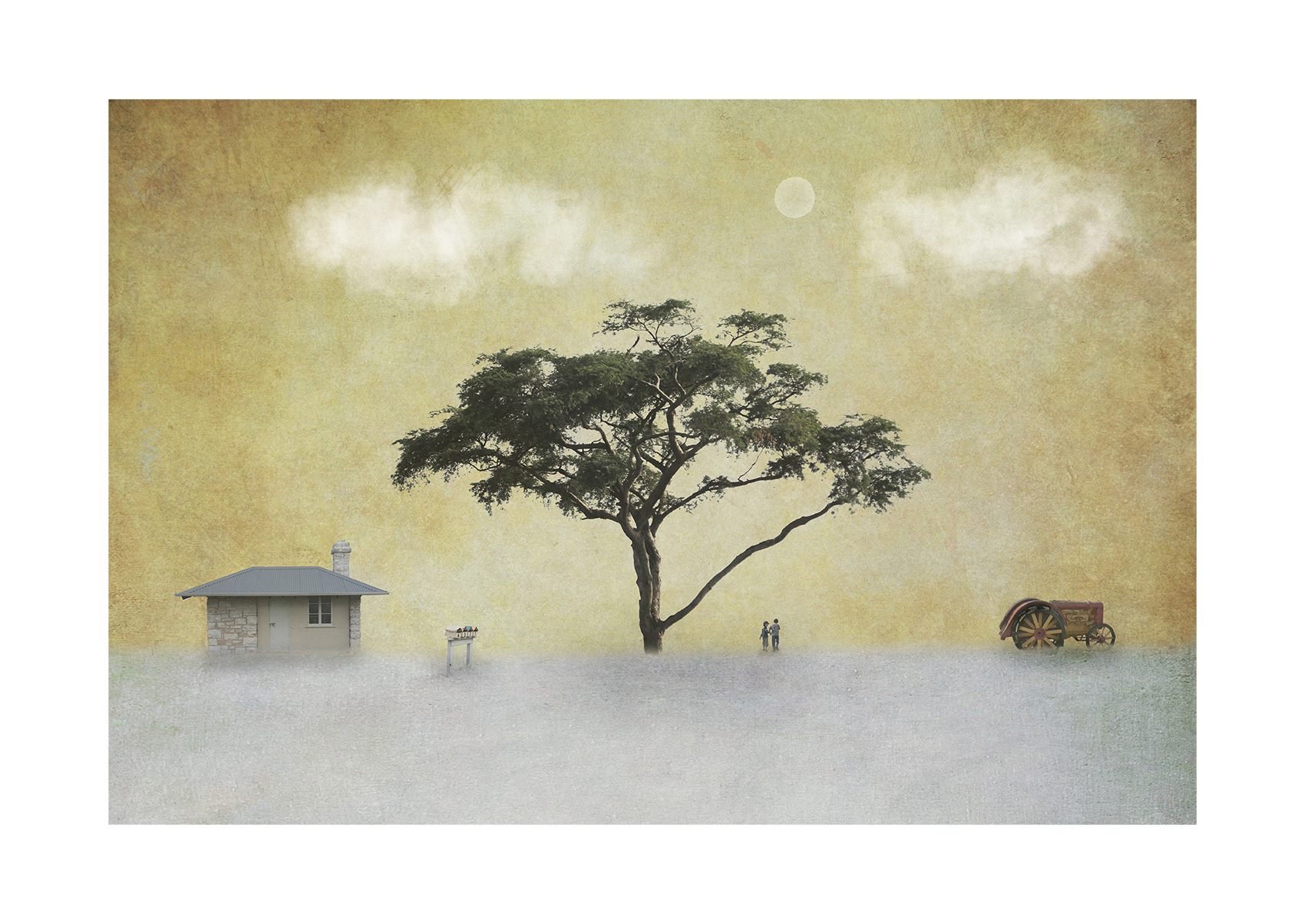 Four generations (Approximate size 60cm x 40 cm - $AU400)