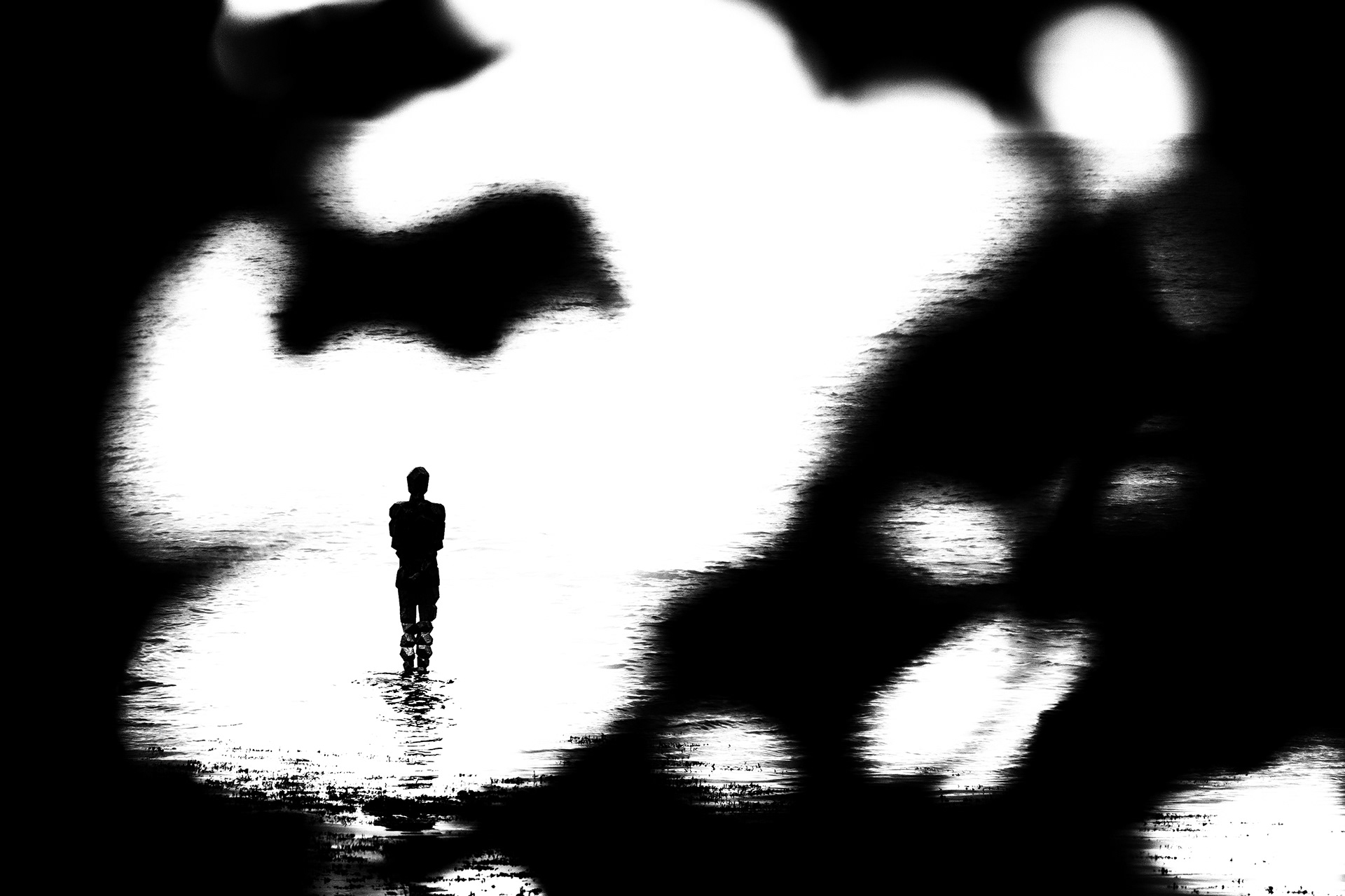 Grip ~ Antony Gormley ~ Saddell Bay 2