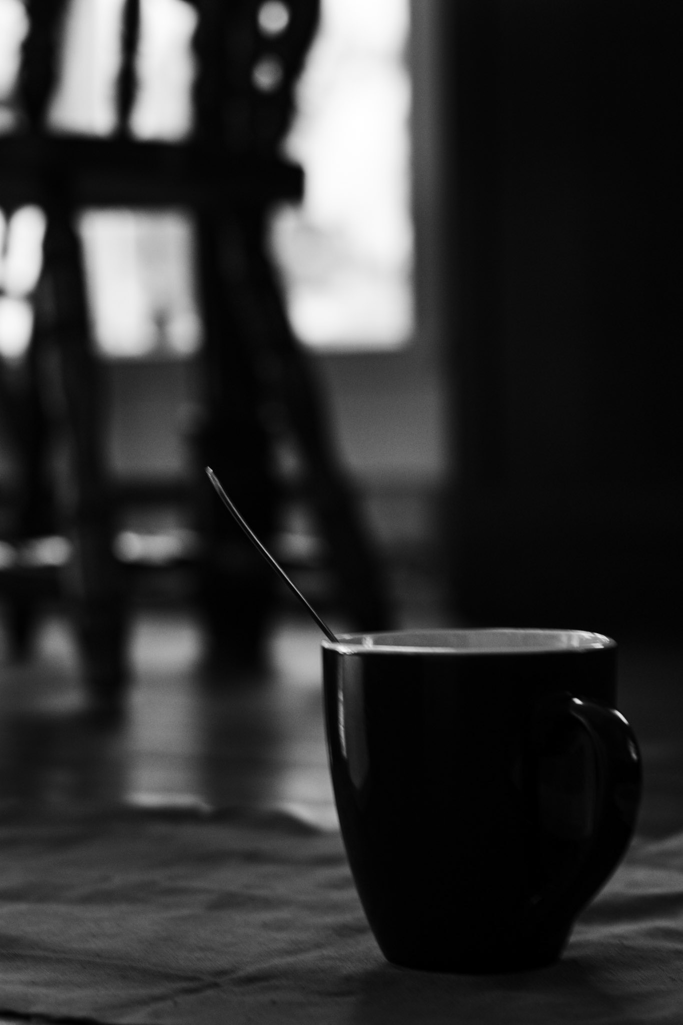 Tasse dans une drole de perpective