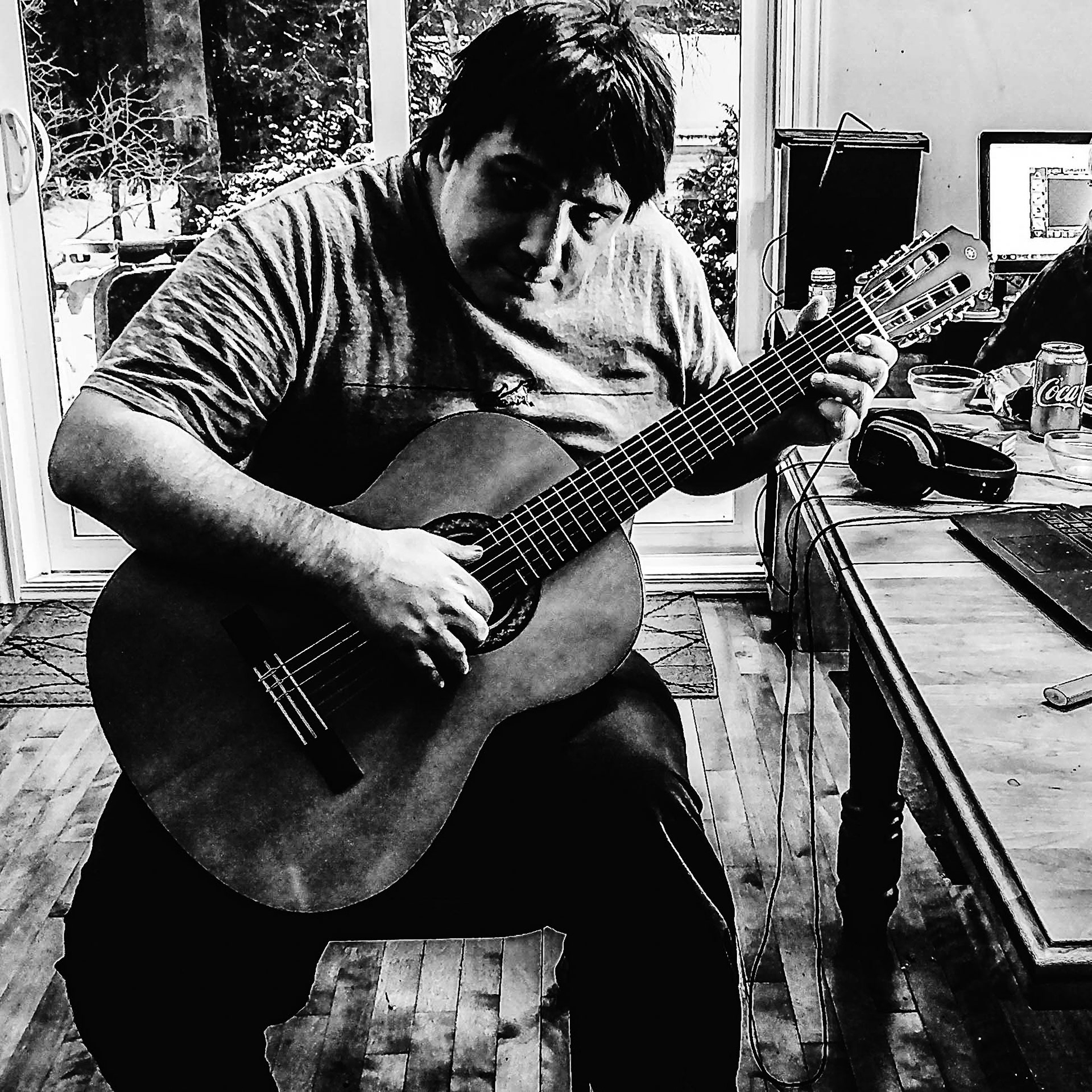 Moi avec ma guitare classique