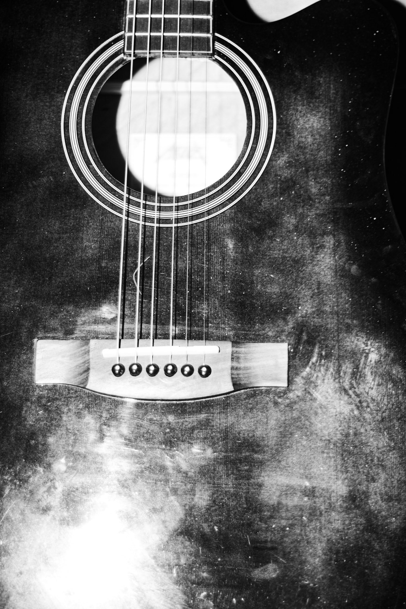 Texture guitare noir