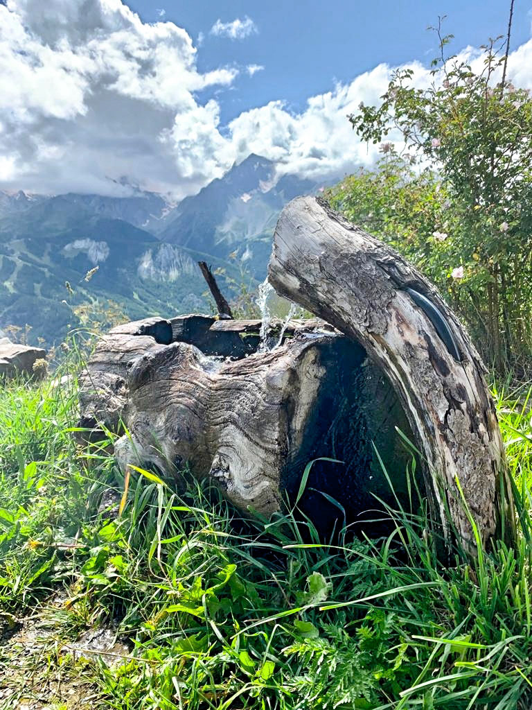 Fontaine en montagne