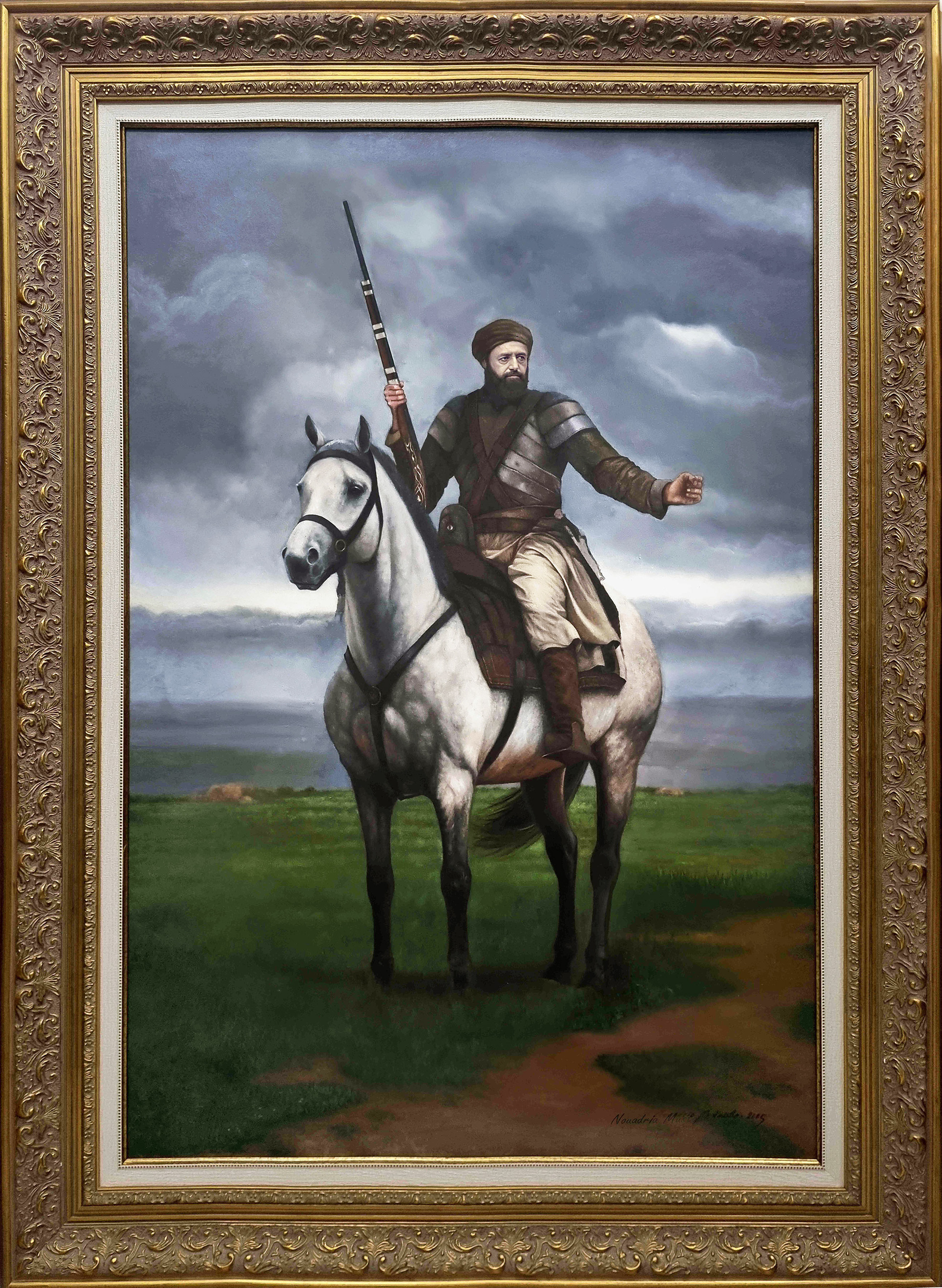 Artwork presented Framed