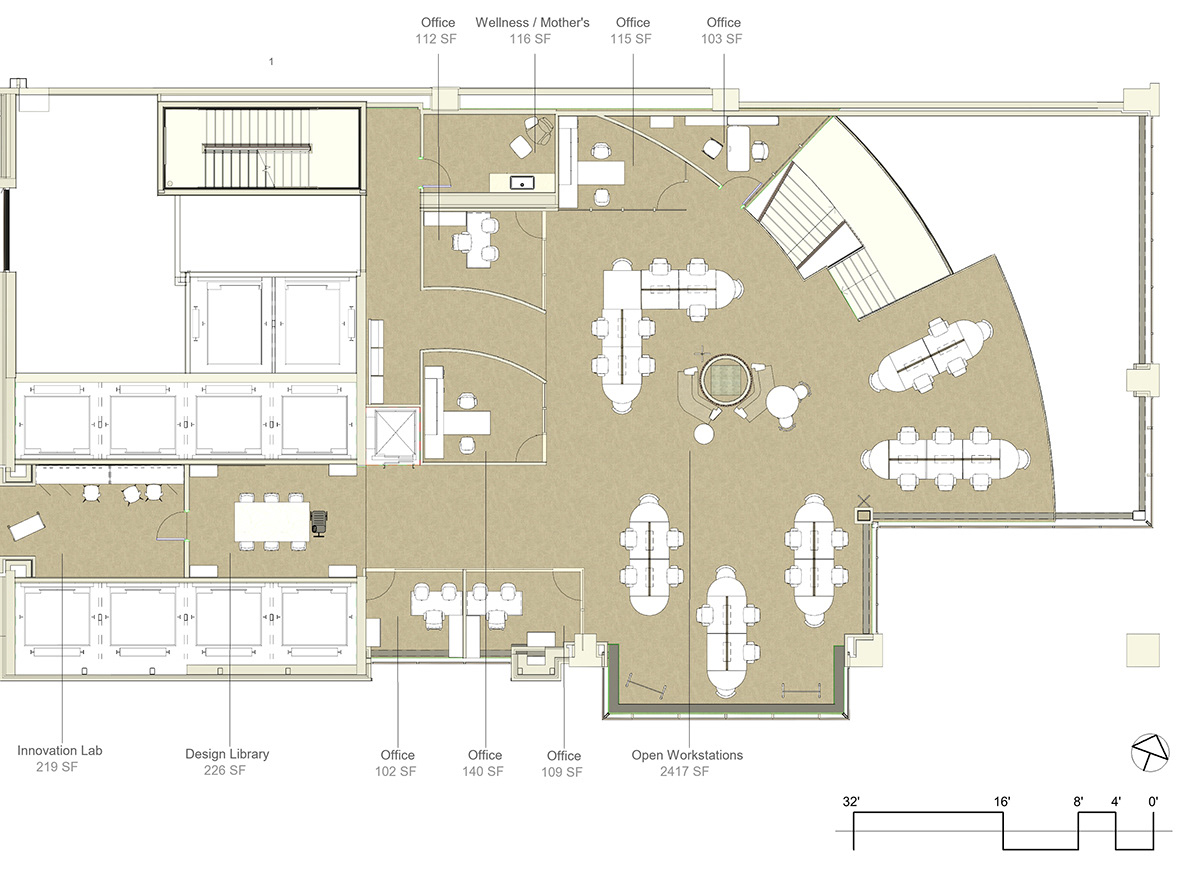 4th Floor Mezzanine Plan