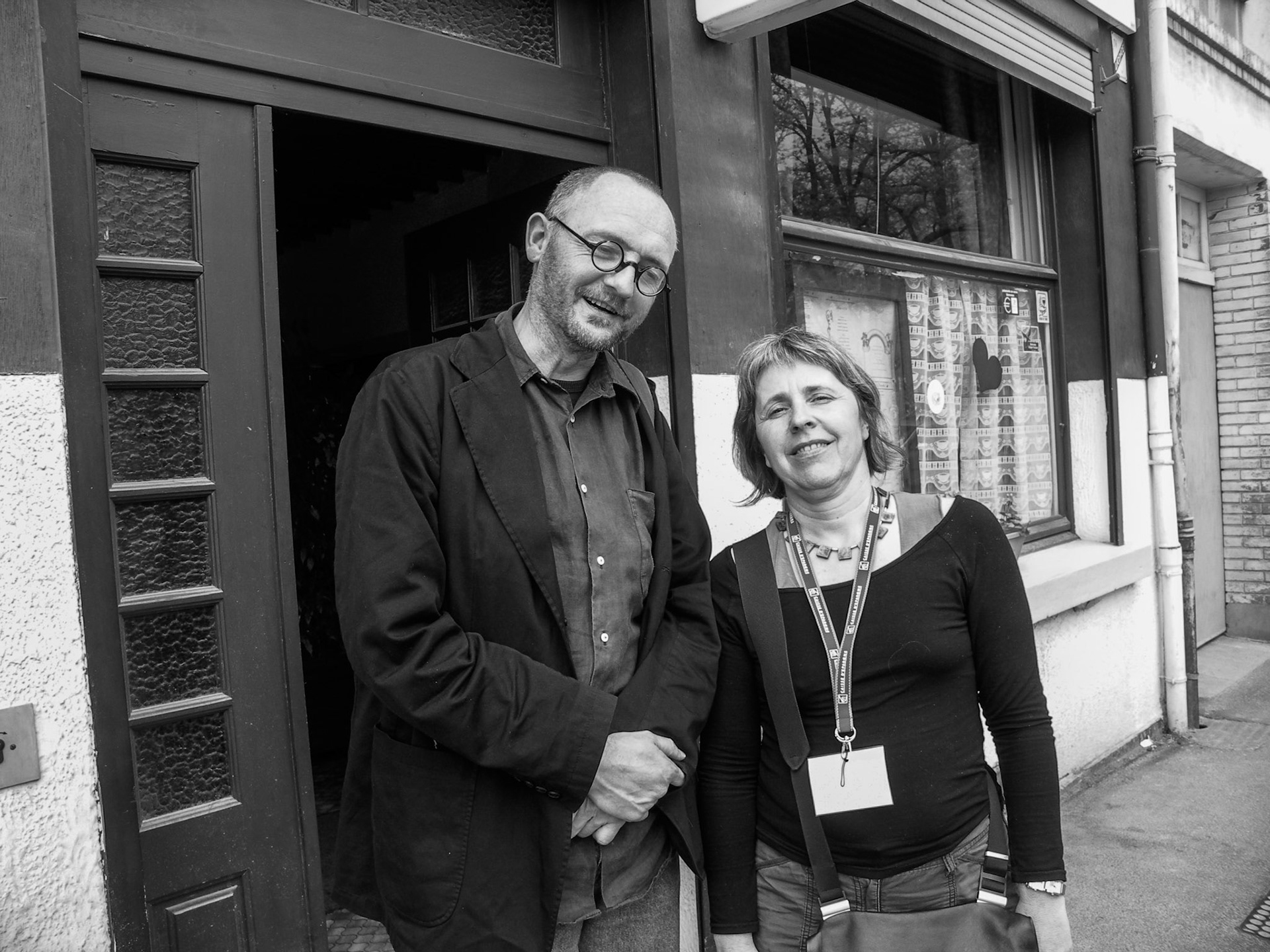 Éric Poirier und Marlis Sennewald