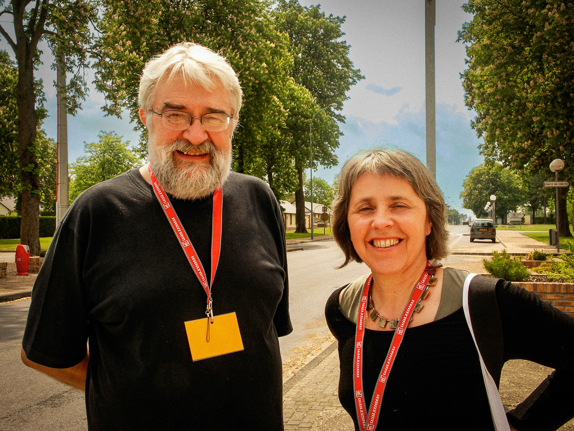 Alain Lecucq und Marlis Sennewald