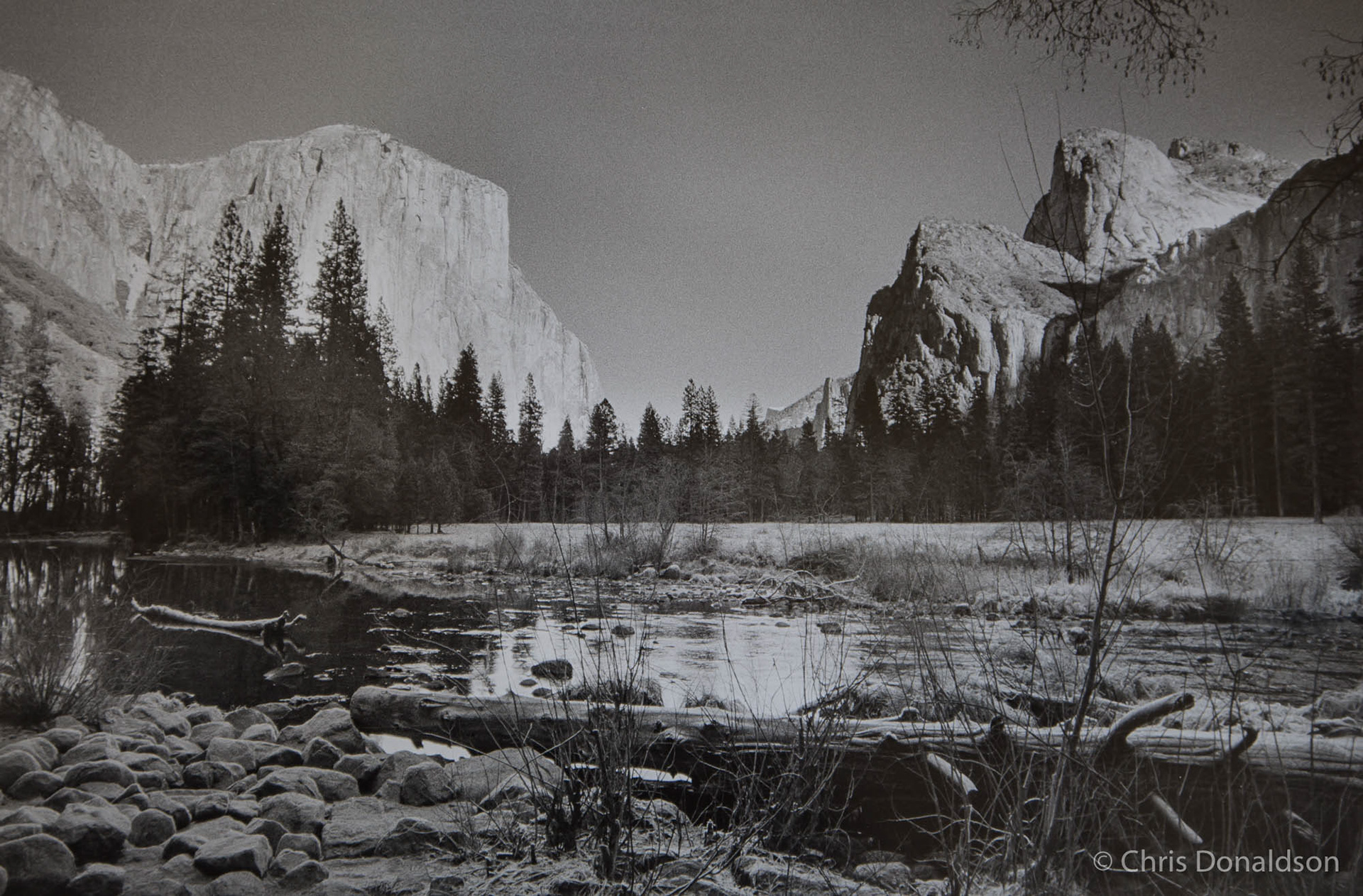 El Capitan above Merced River, Yosemite, 2014