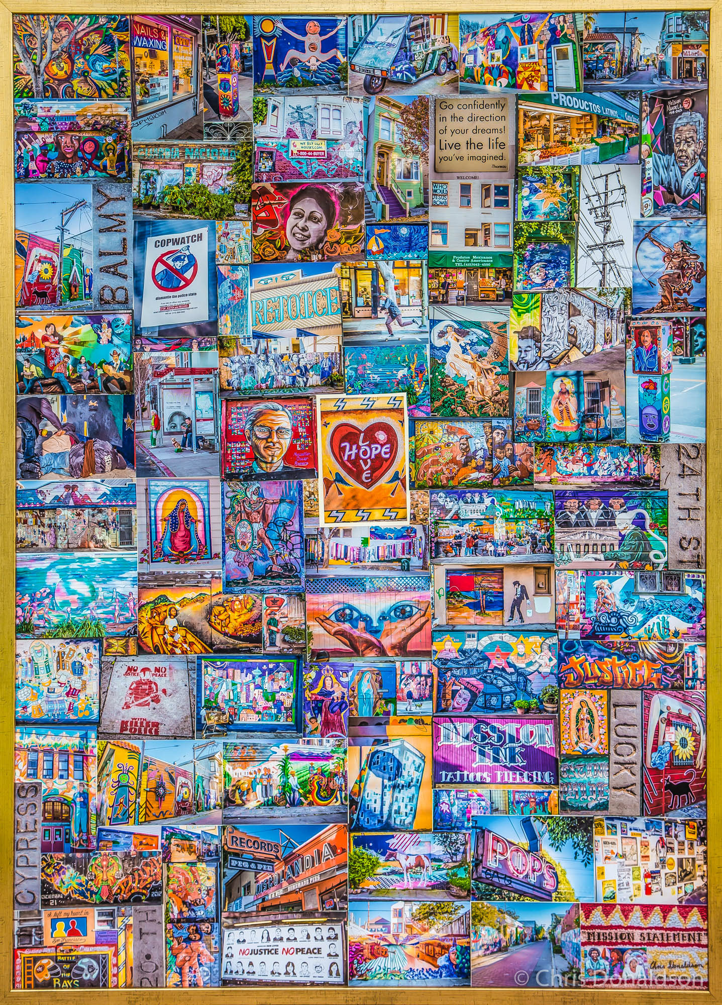 Mission Statement Collage, San Francisco, 2014