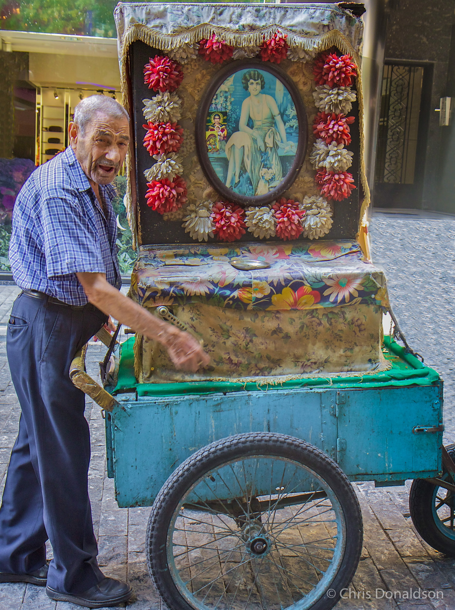 Athenian Organ Grinder, Athens, 2011