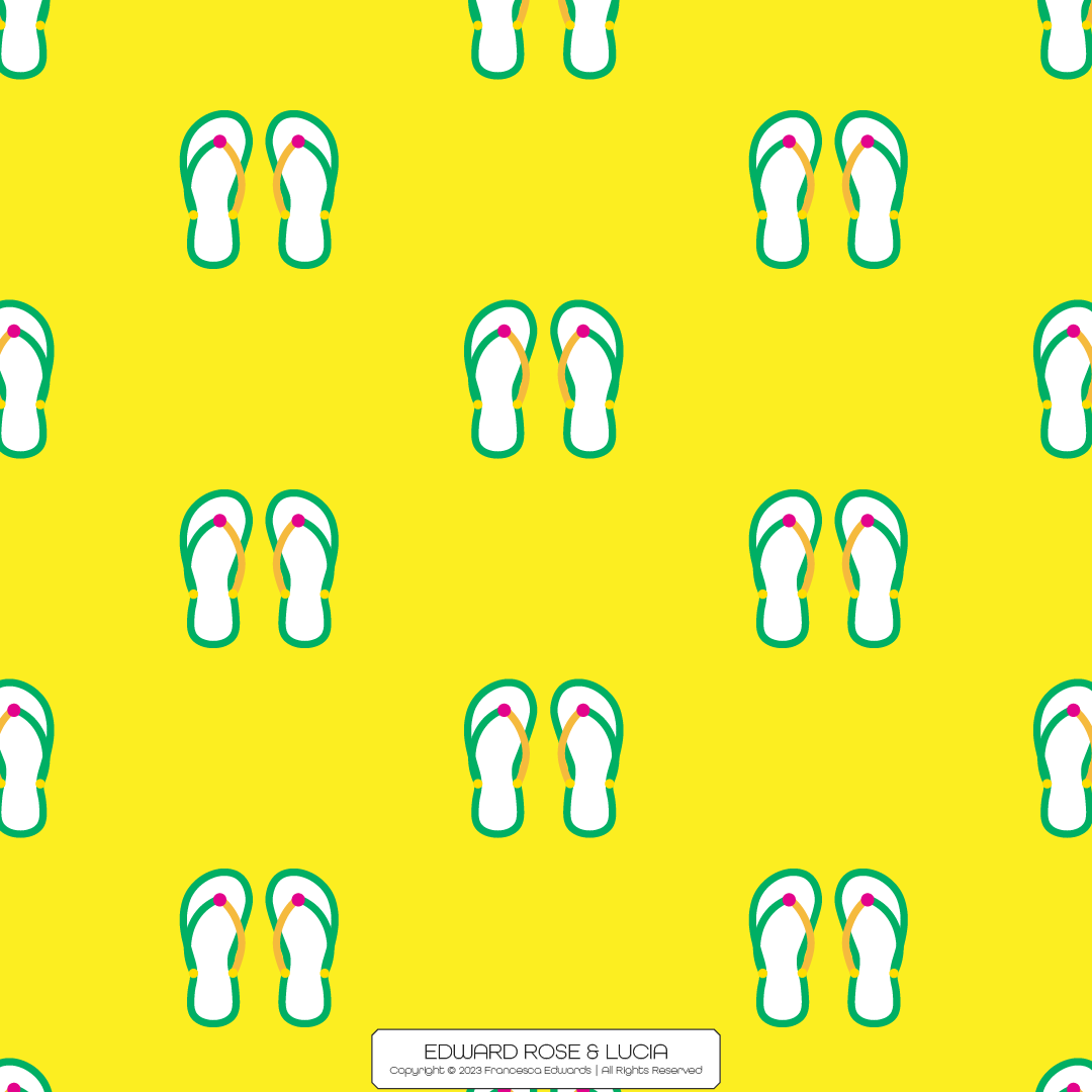 2023 - Pattern Design - Beach & Thongs