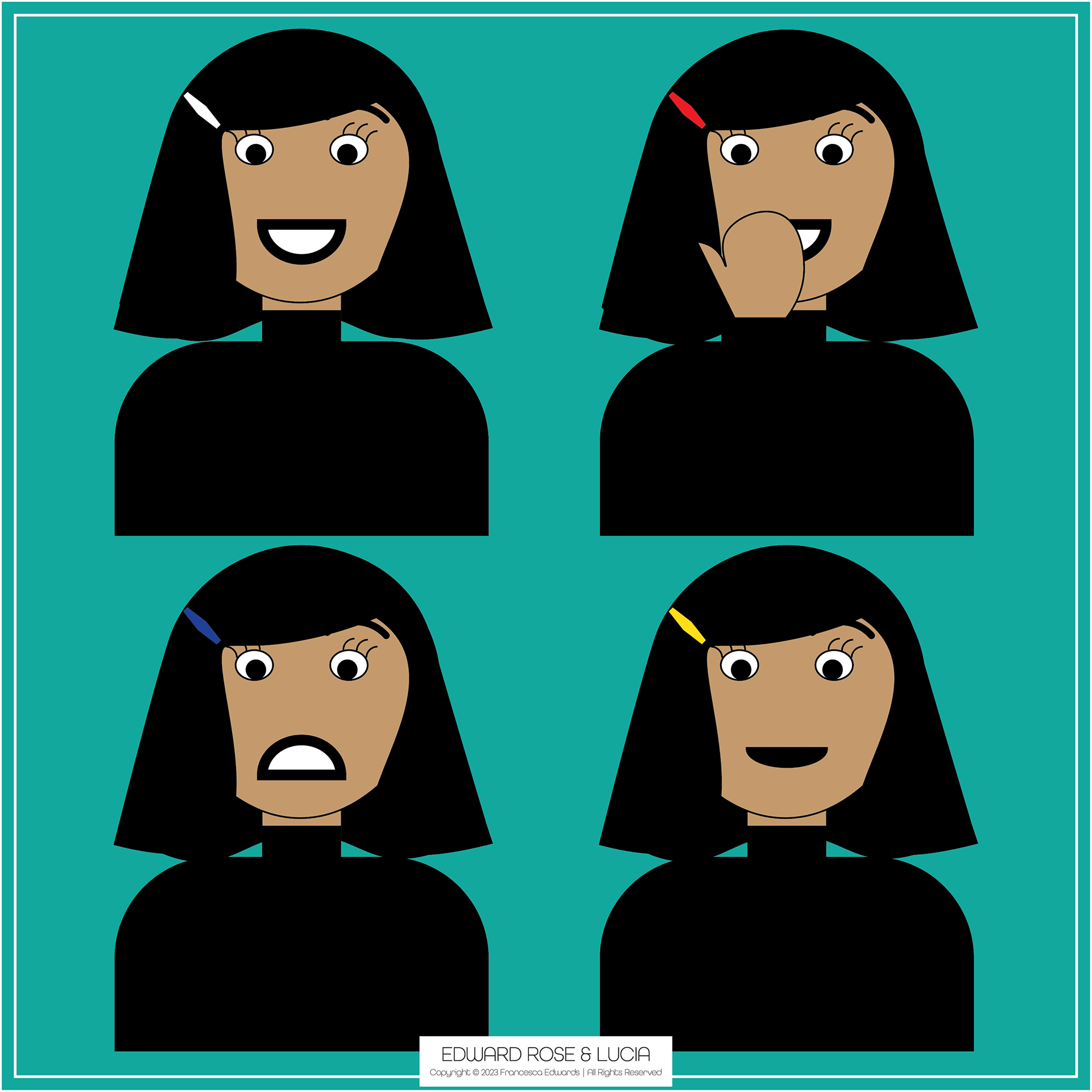 Digital Illustration - Funny Girl