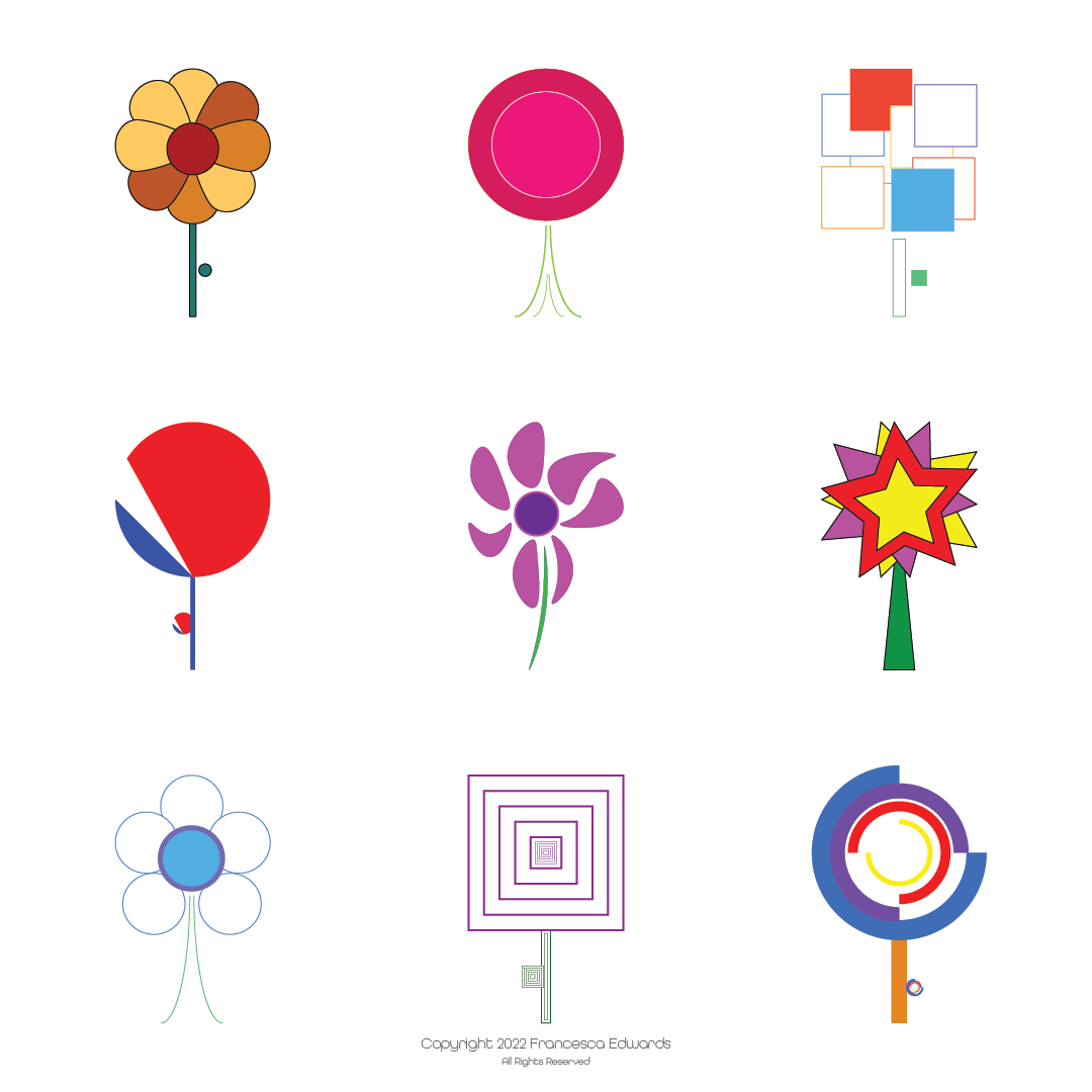 Digital Illustration - Flower-A-Day
