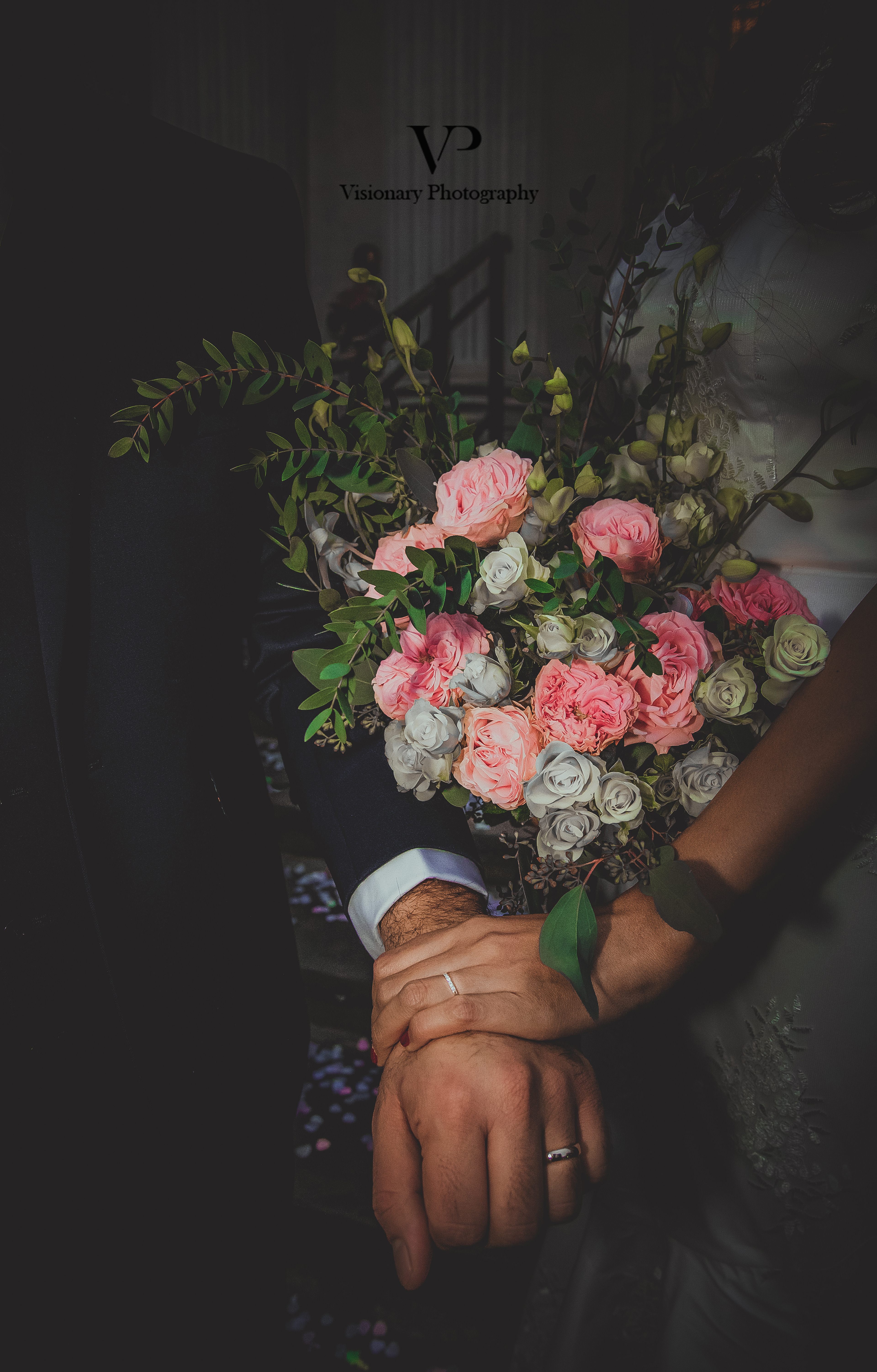 Bridal Flower Bouquet and Rings