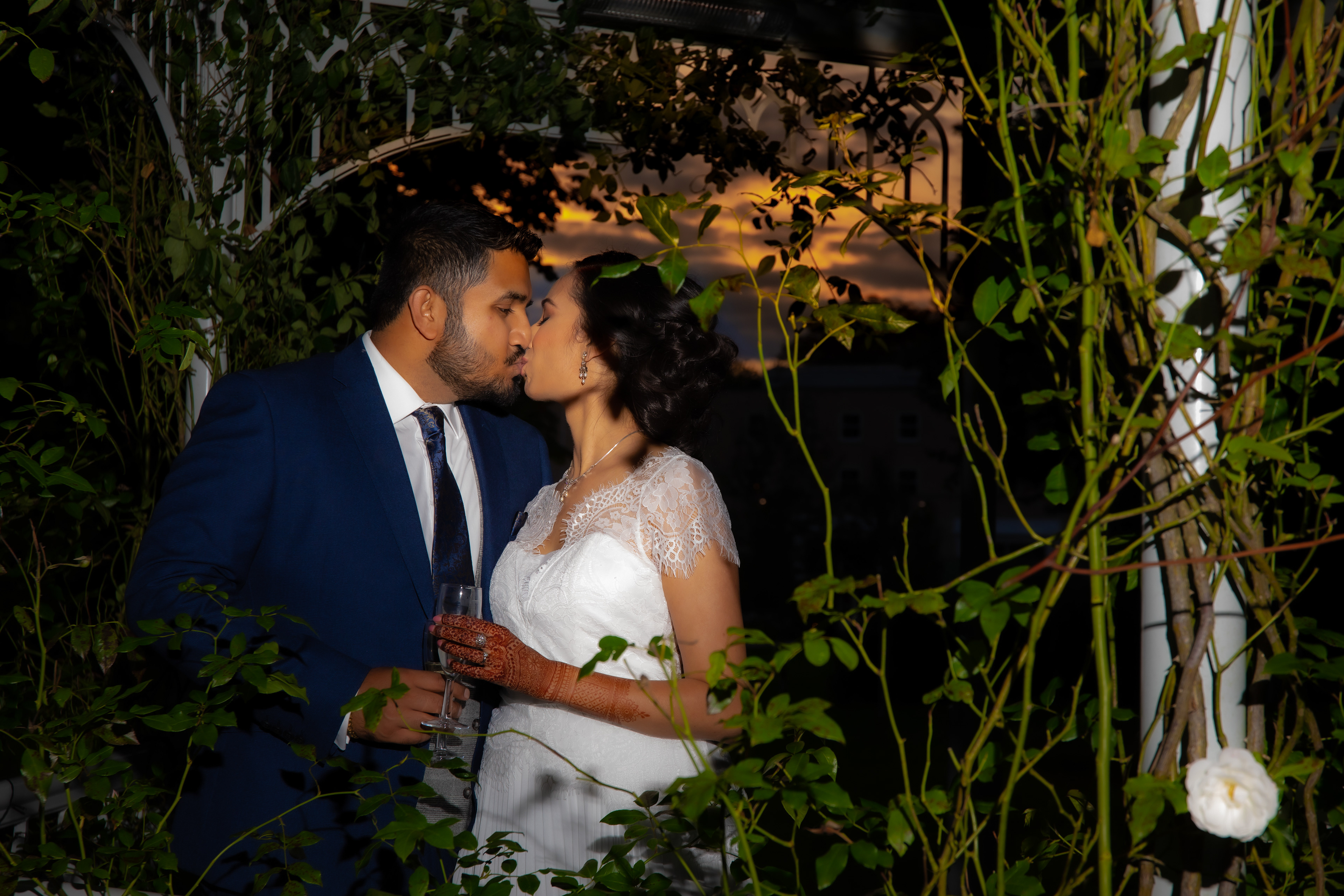 Sopwell House, Cottonmill Ln, Bride and Groom White Wedding