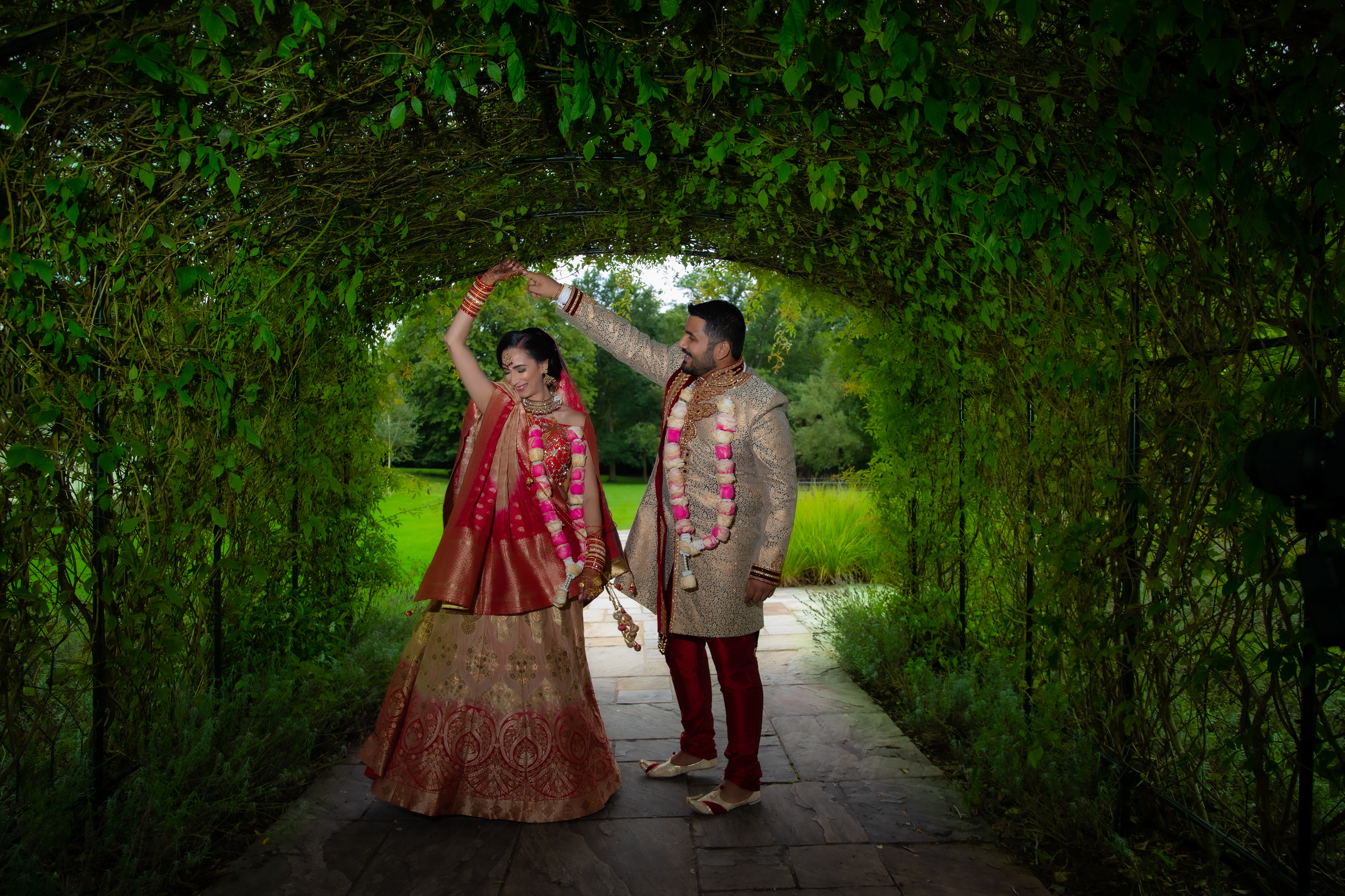 Sopwell House, Cotton Ln, Hindu Bride & Groom