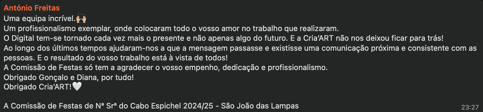 Concertos na Festa de São João das Lampas