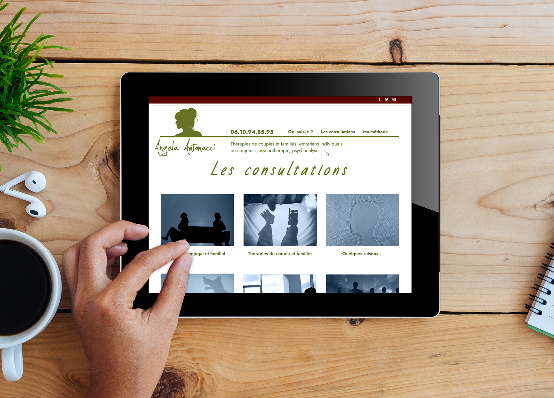 Site vitrine et blog pour un cabinet médical