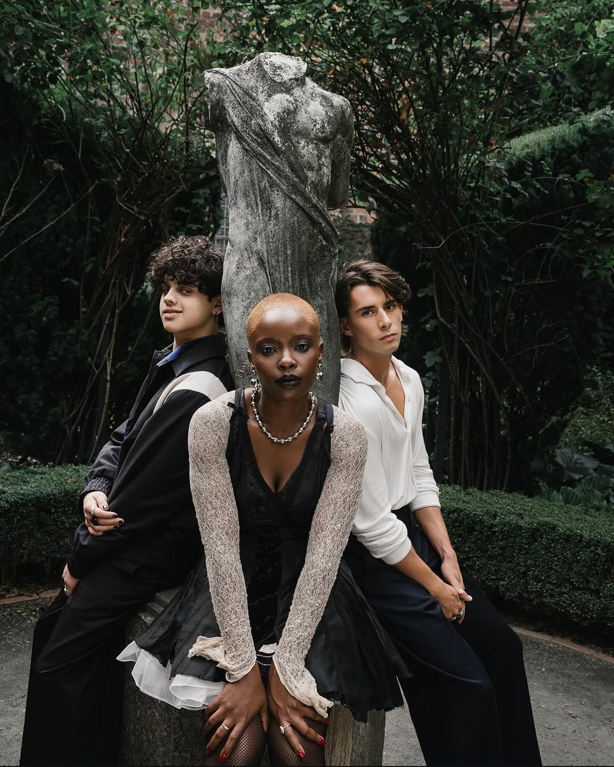 Photo shoot producer: @aaaaaleksander  Producer assistant: @lores.colores  Photographer assistant: @photo.energiaflow  Light & tech assisant’s: @kolage_digital , @rutkowski_  Joy’s make up: @paulyblanch  Joy’s hair: @sachamass  Joys style: @itsmedarrylg  Georgie & Isaac hair: @adrianwlasiuk  Georgie make up: @adrianswiderski  Georgie style: @aimeecroysdill  Isaac make up: @agawilkmakeup  Isaac style: @langy  Light & photo gear: @studio_tecza  Retouche: @mooncakestudio.co  @made_by_eight