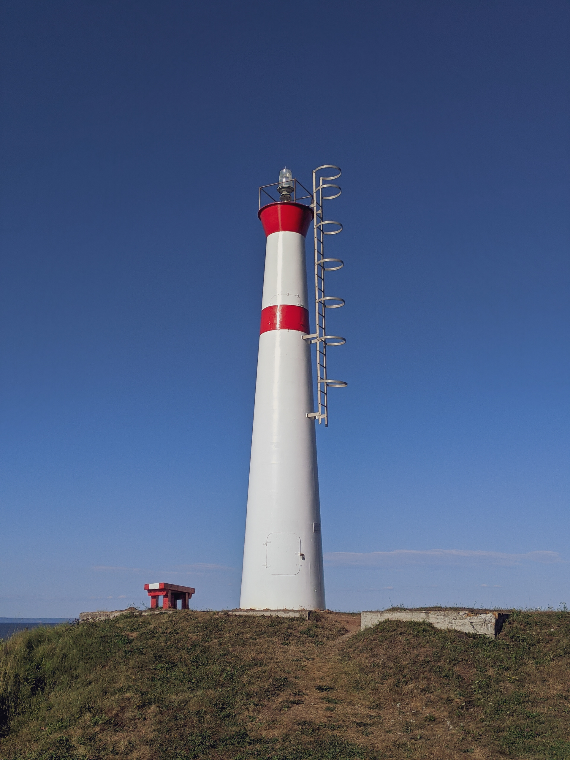 A lighthouse on the Bay of Fundy, Annapolis Valley, Nova Scotia