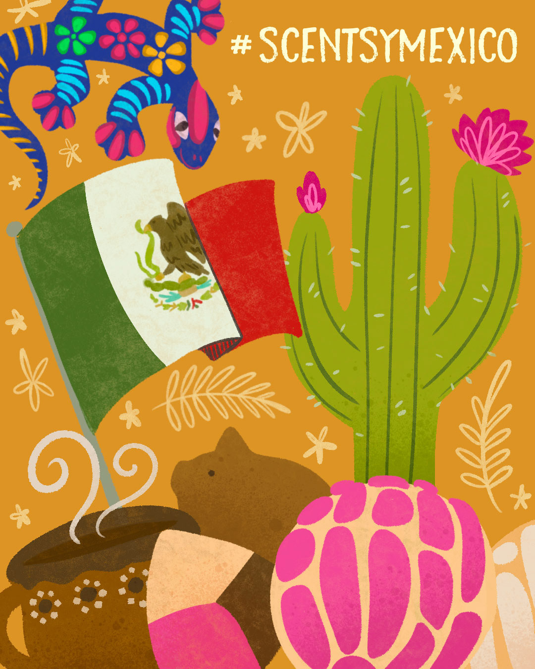 Social kickoff post for the Scentsy Mexico Instagram account - Spring/Summer 2024 3/3