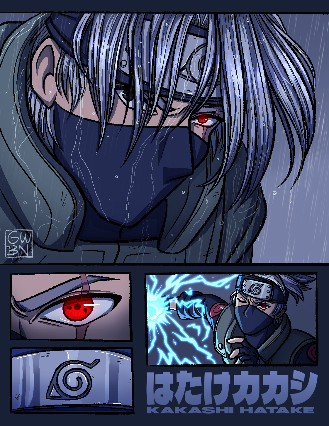Kakashi Hatake - Naruto Fanart 2026
