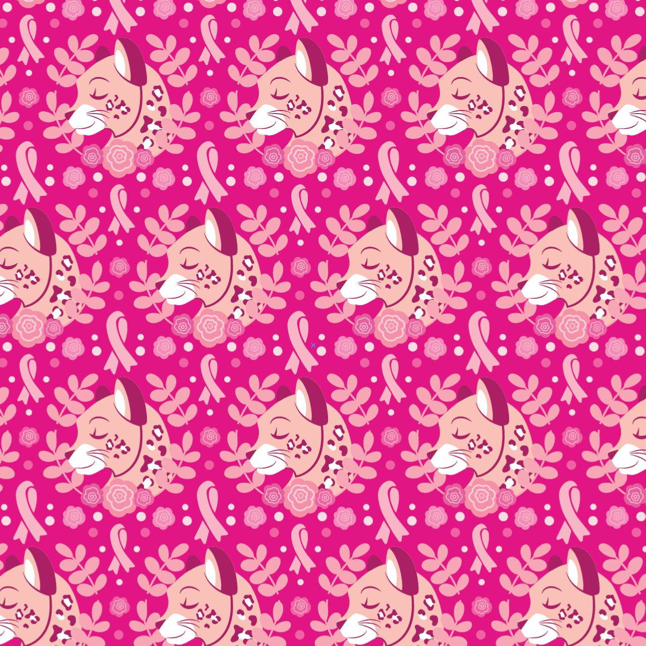 Pattern for Priya the Pink Cheetah - Breast Cancer Awareness Campaign