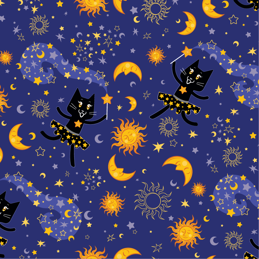 Pattern for Star the Black Cat
