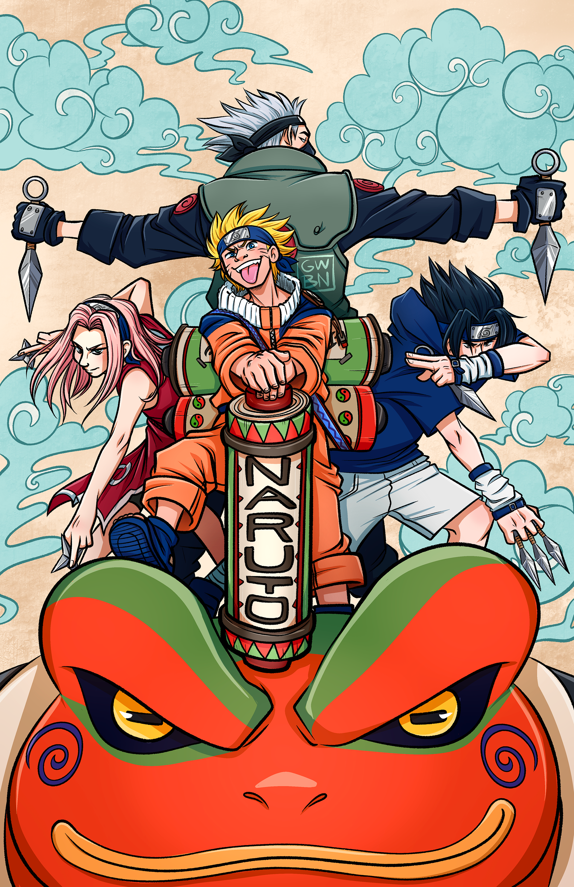 "Team 7" - Naruto Fanart 2024
