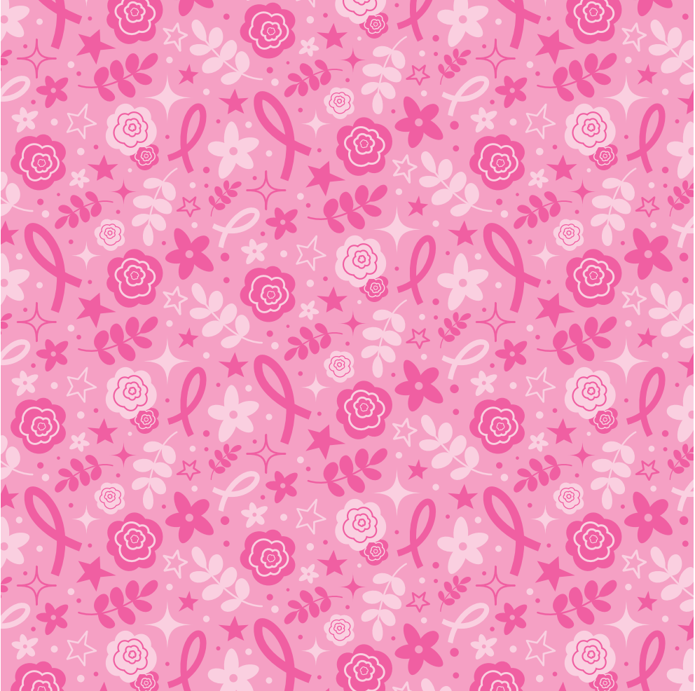 Pink Spreads Hope - Pantone 2038 - Pink parfait rose, violet, and leafy greens - Breast Cancer Awareness Collection