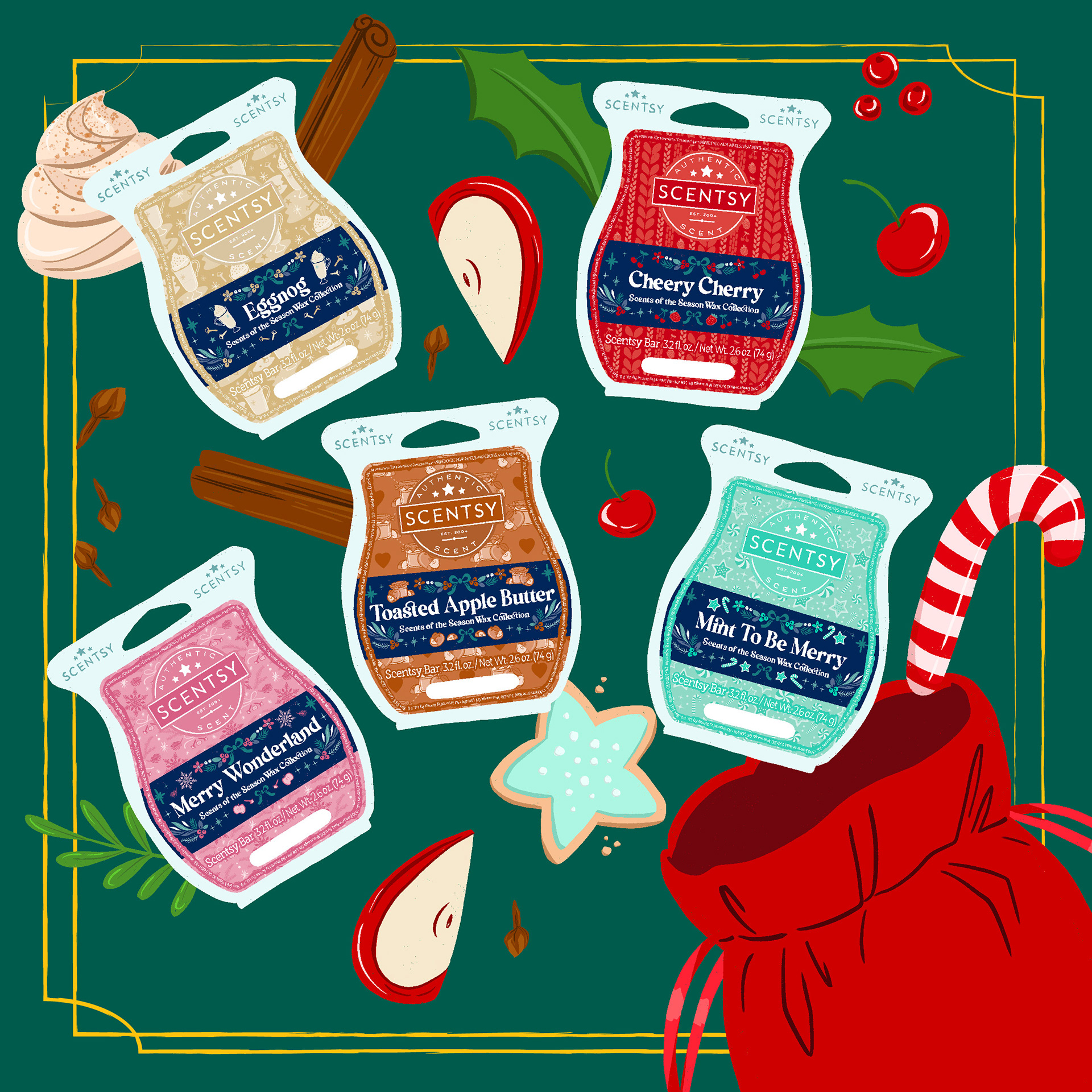 Post promoting the Scents of the Season collection 2024
