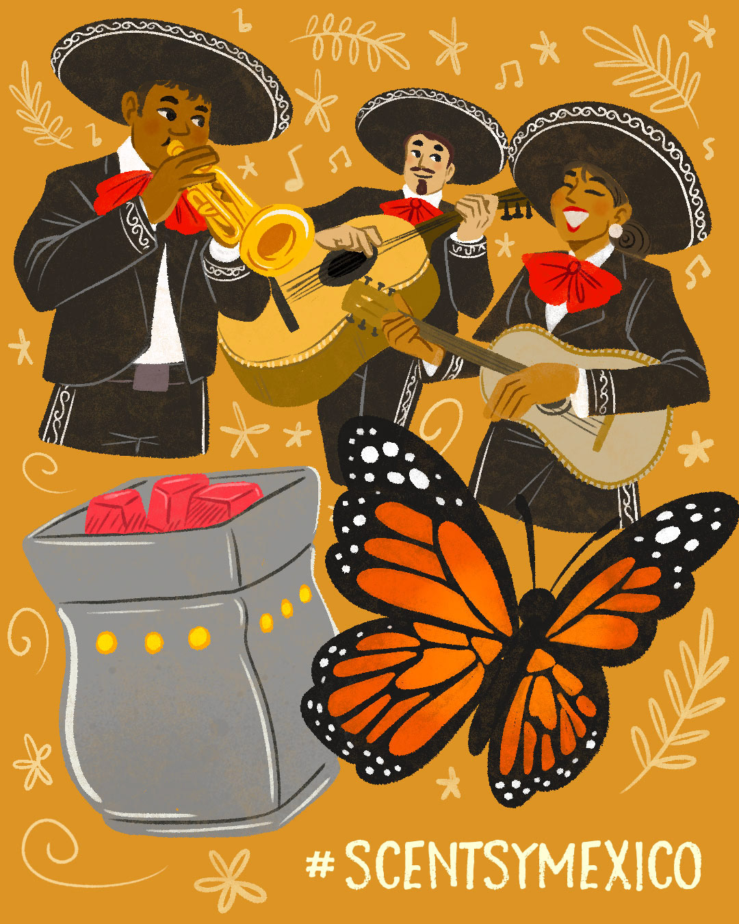 Social kickoff post for the Scentsy Mexico Instagram account - Spring/Summer 2024 1/3