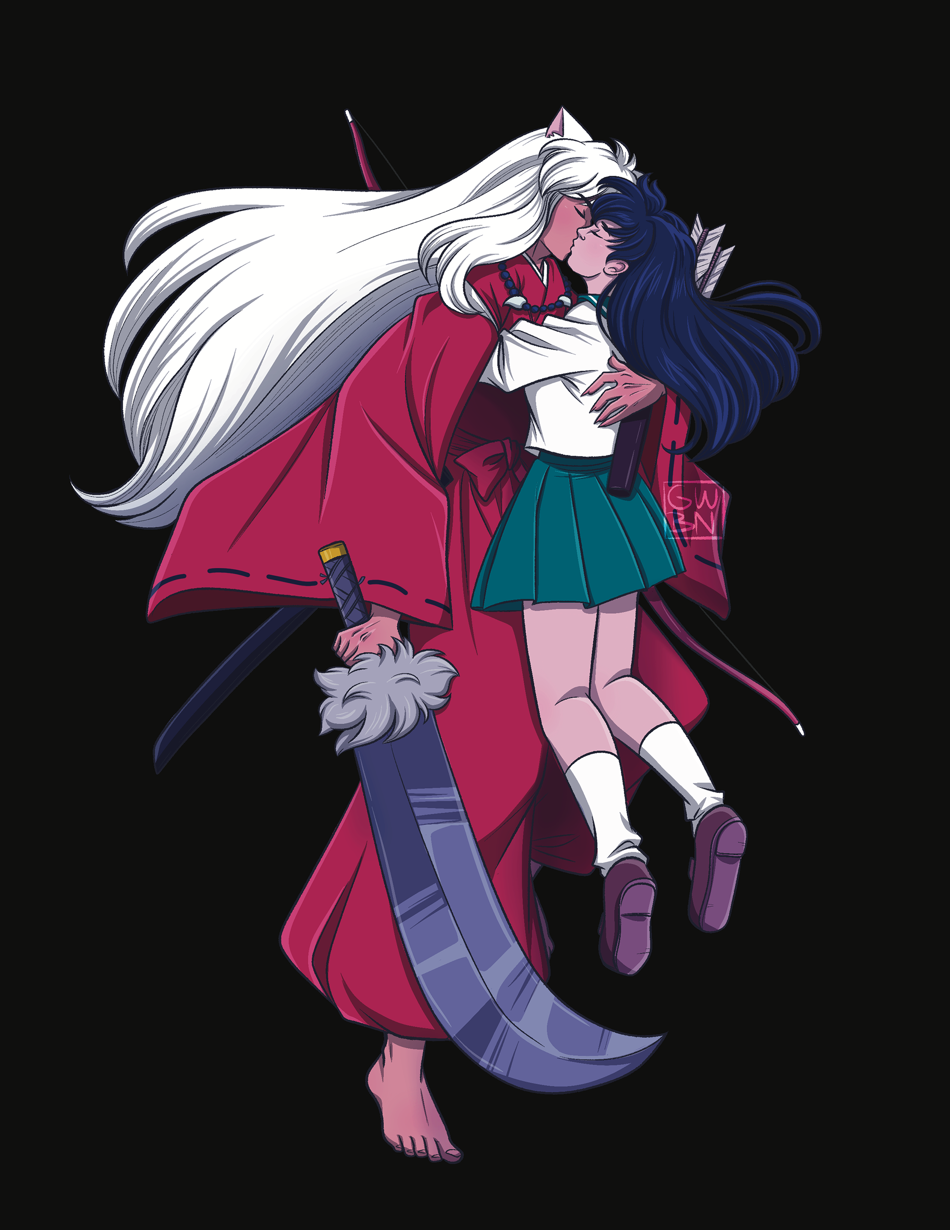 Inuyasha and Kagome fanart - 2023