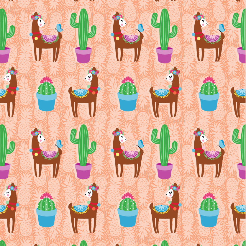 Pattern for Llana the Llama Buddy Clip - Summer Collection