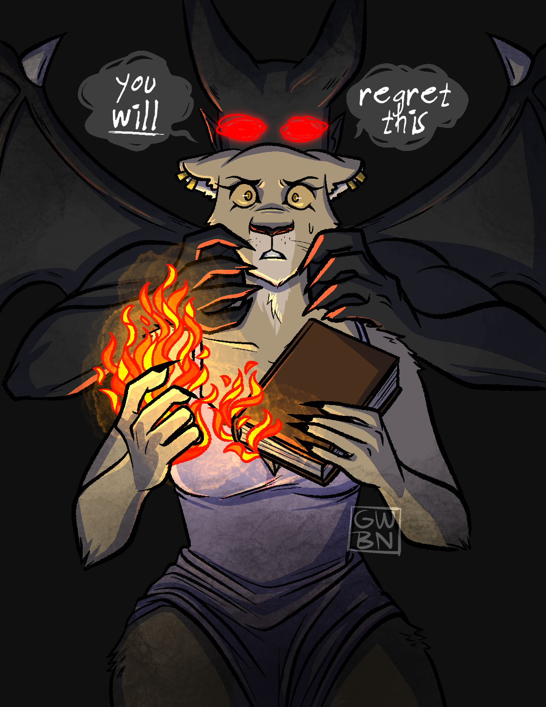 Art of my DnD character Nanjala - 2025