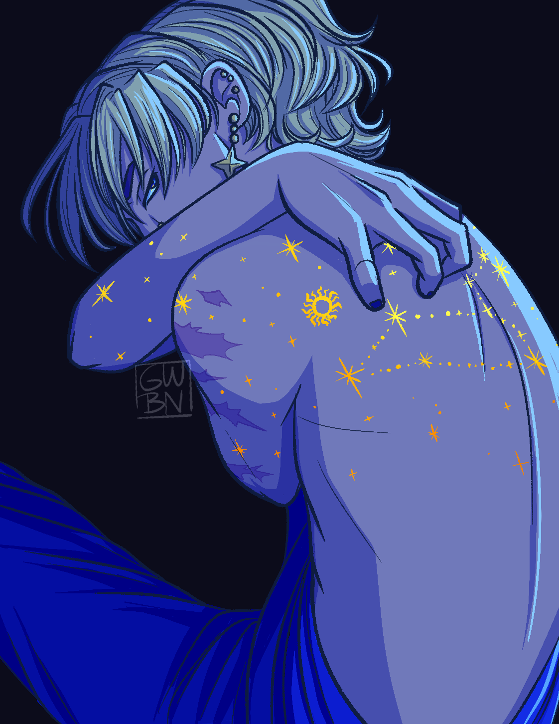 Art of my current DnD character, Leo - May 2026