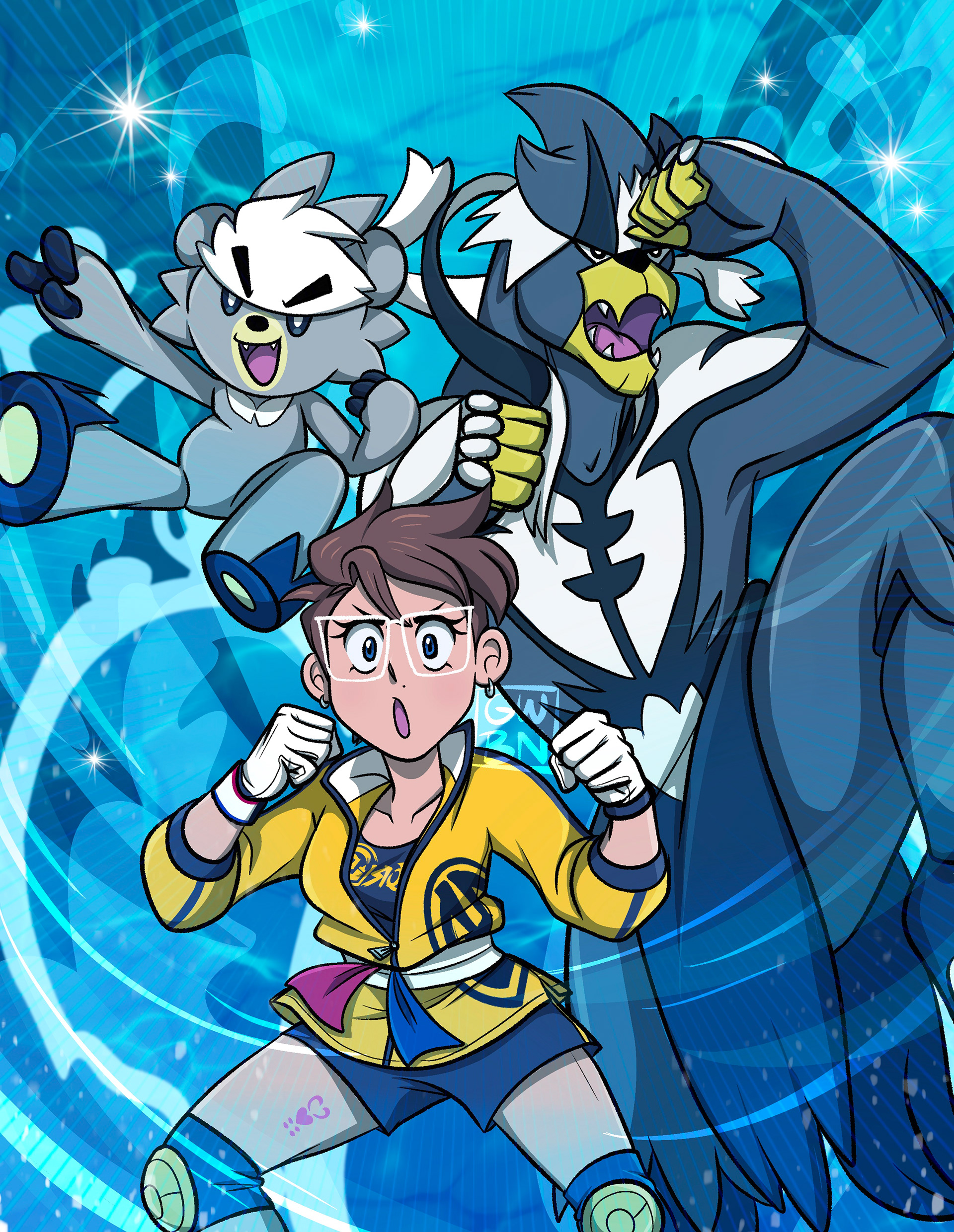 “Kung Fu Fighting” Pokemon Fanart 2023