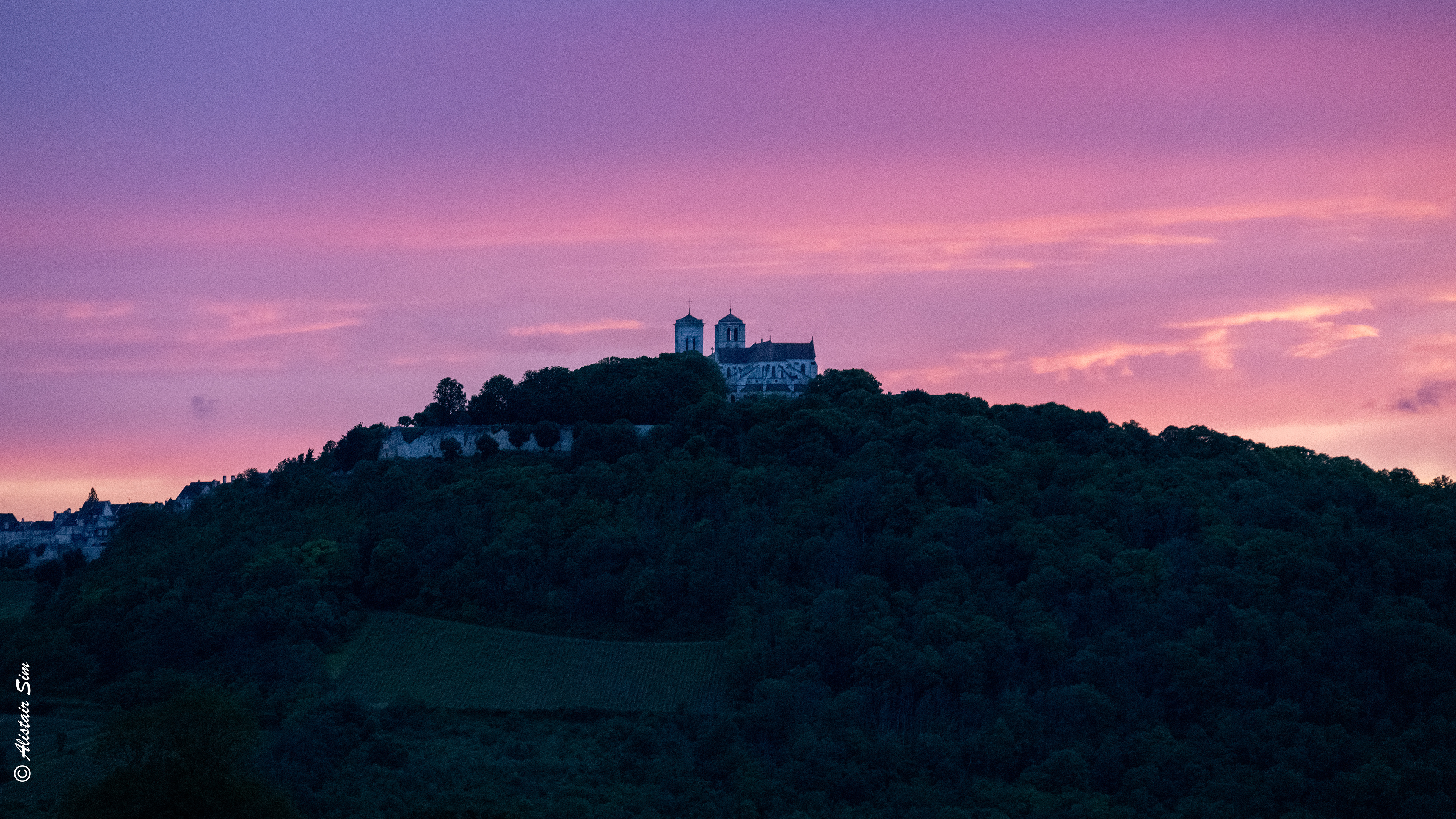 Vézelay sunset
