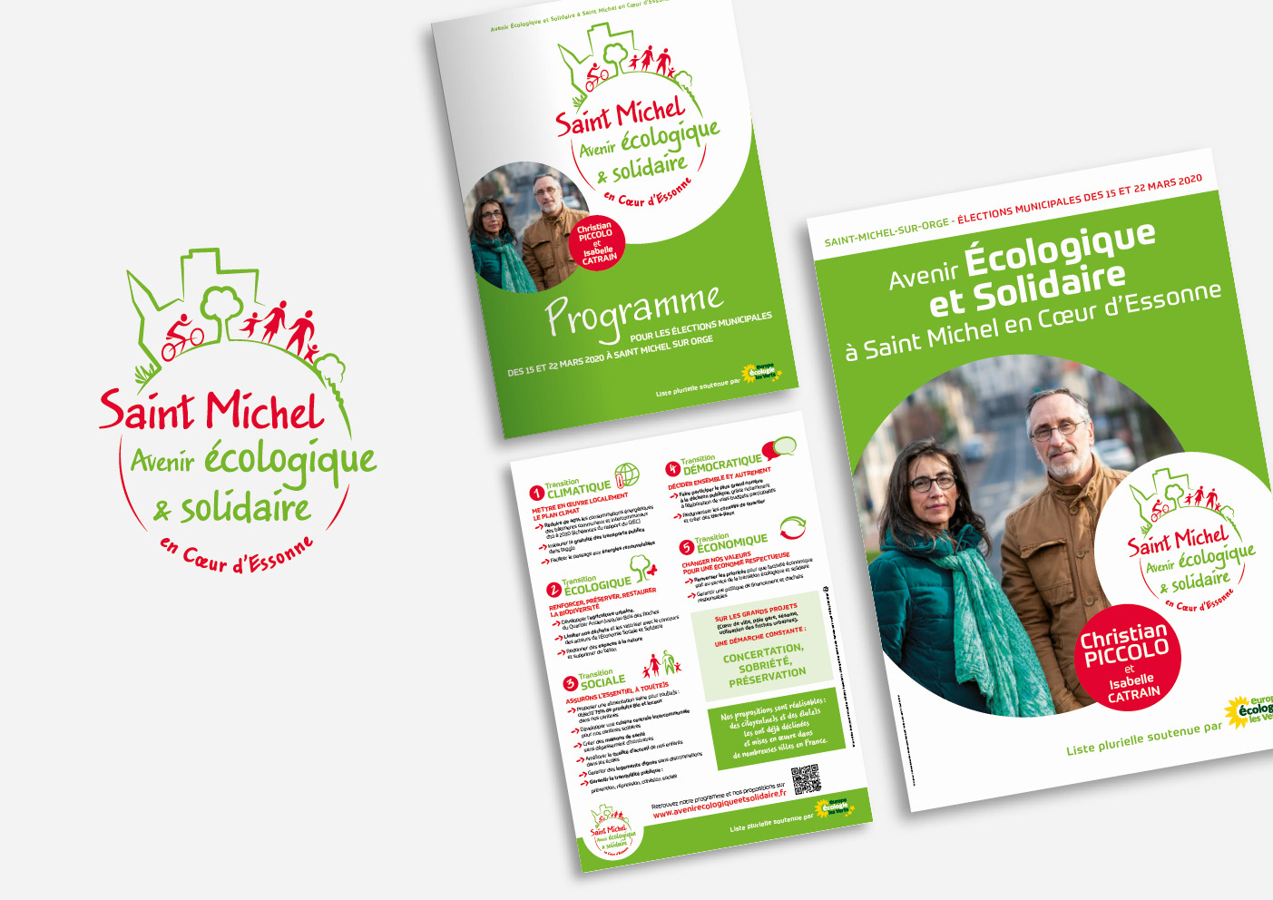 Municipales 2020 - Logo - Affiche - Brochure - Flyer