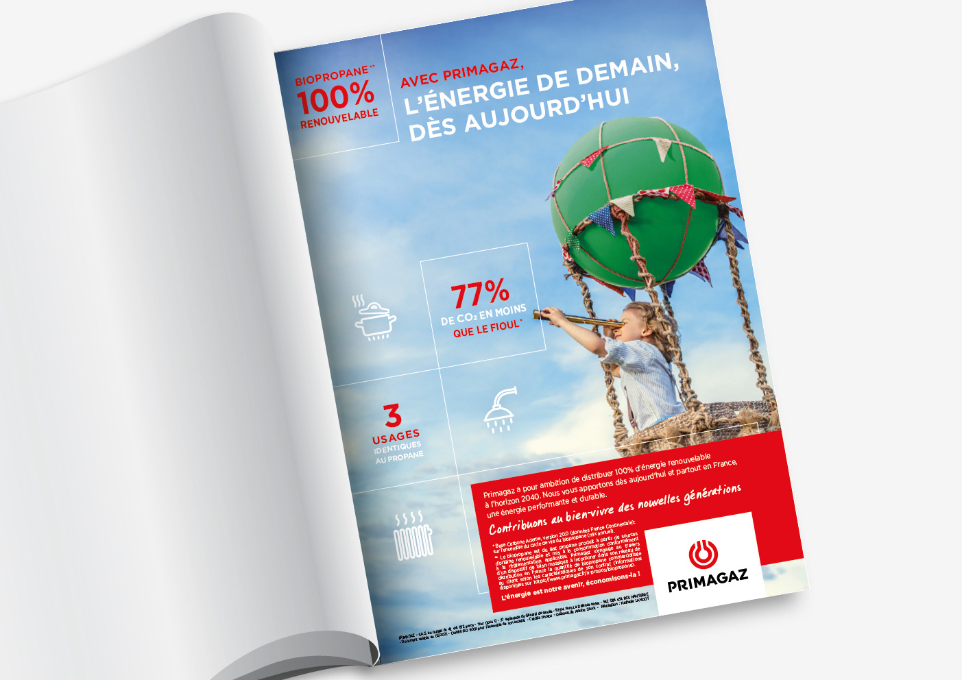 Primagaz - Annonce presse BtoC