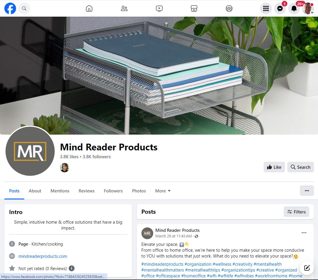 Updated Branding for Facebook